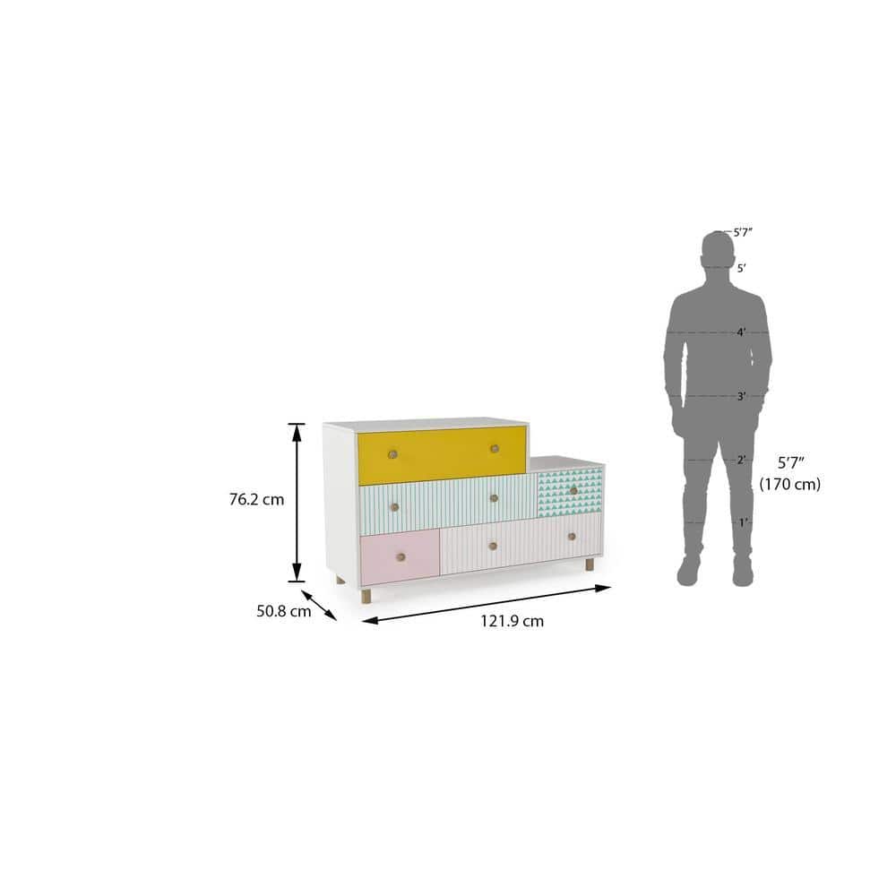 Untangled Chest of Five Drawers