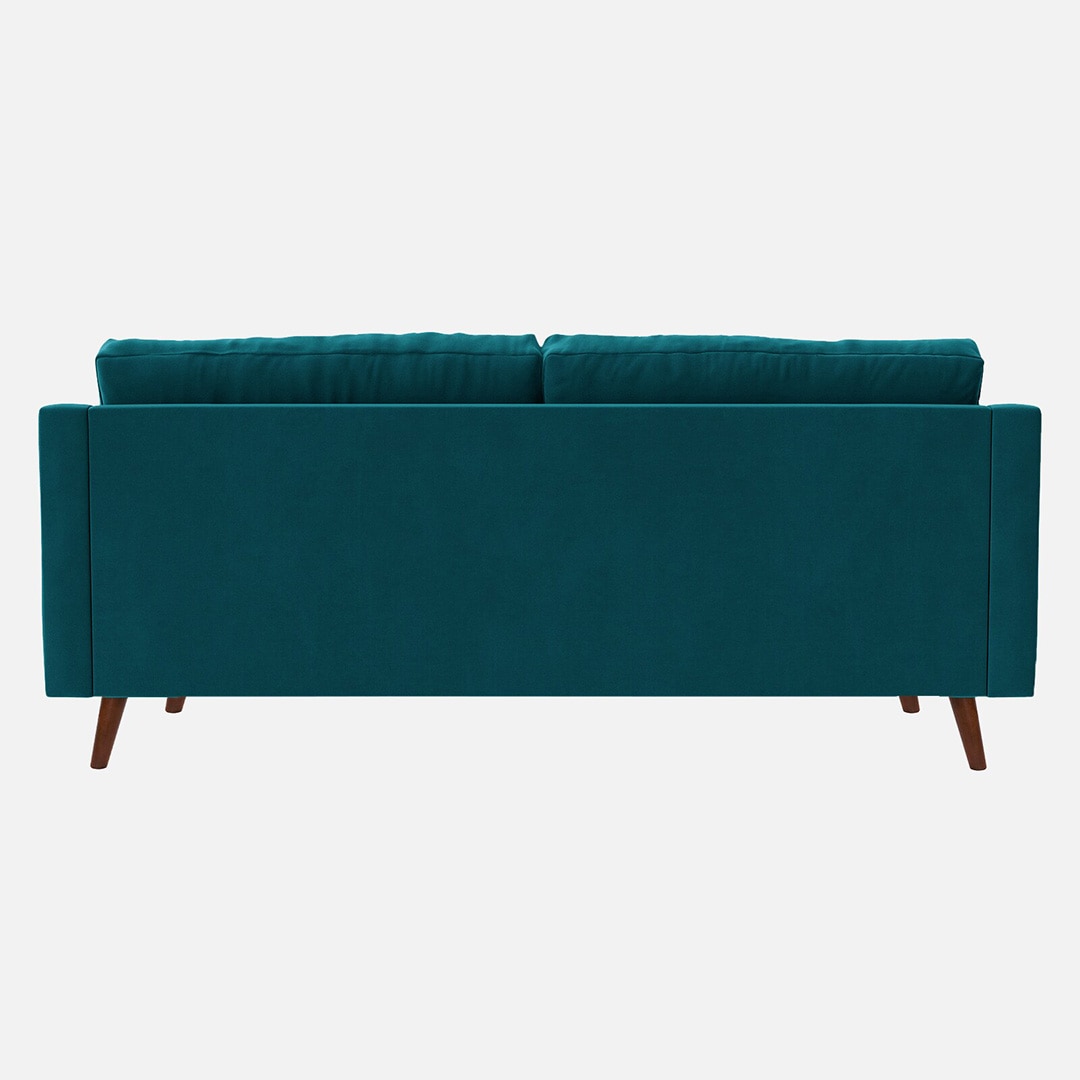 Reiti Velvet 2 Seater Sofa Teal in Blue Colour