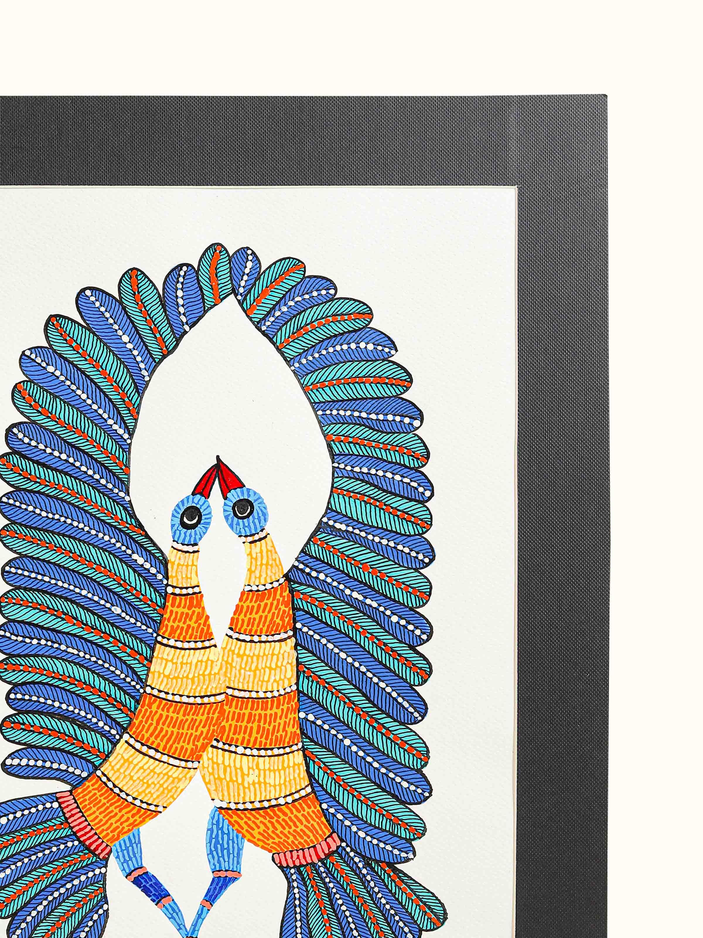 The Dance Of Feathers Gond Art