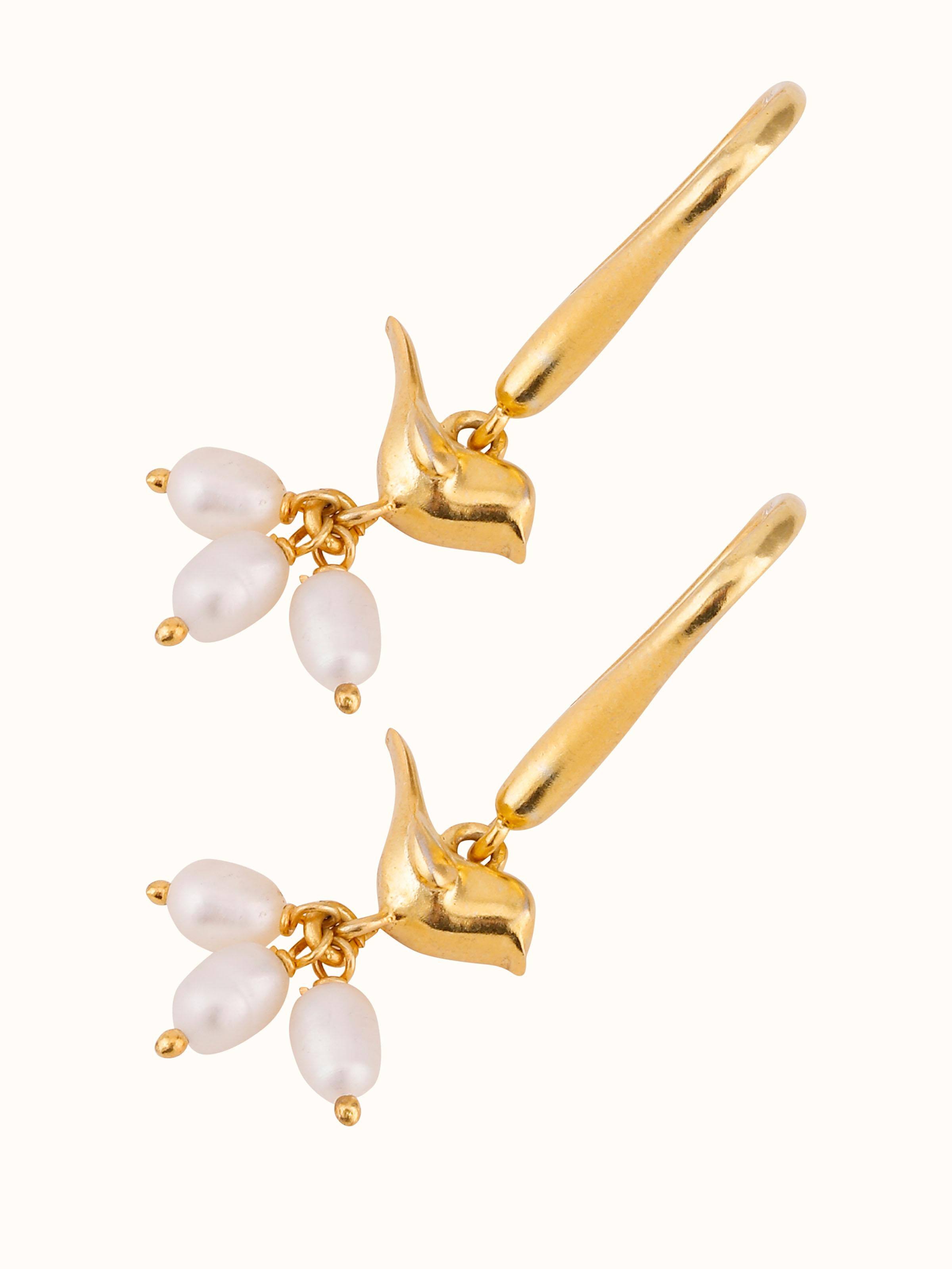 Silver Smithing Drop Earrings