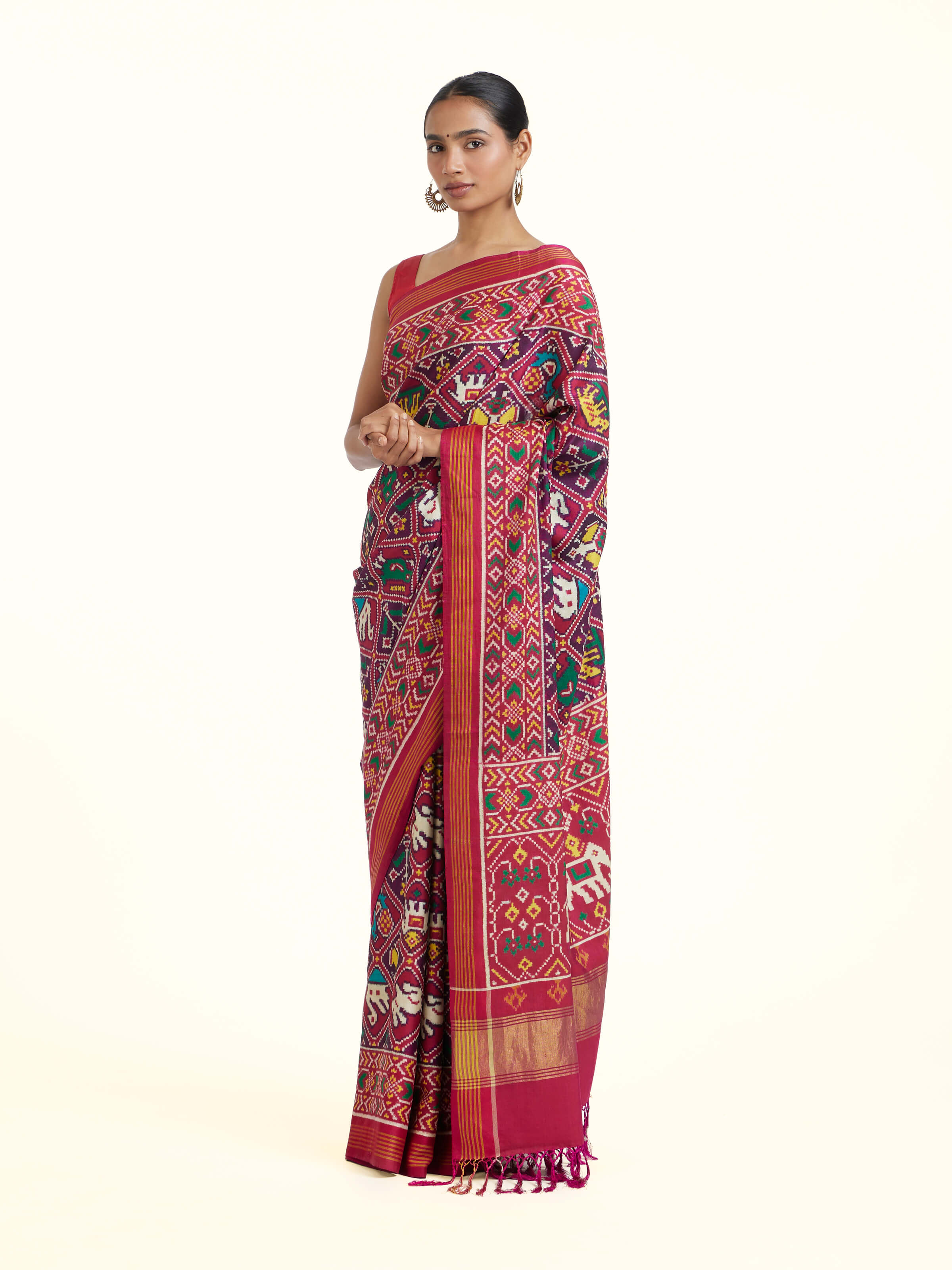 Silk Patan Patola Double Ikat Saree