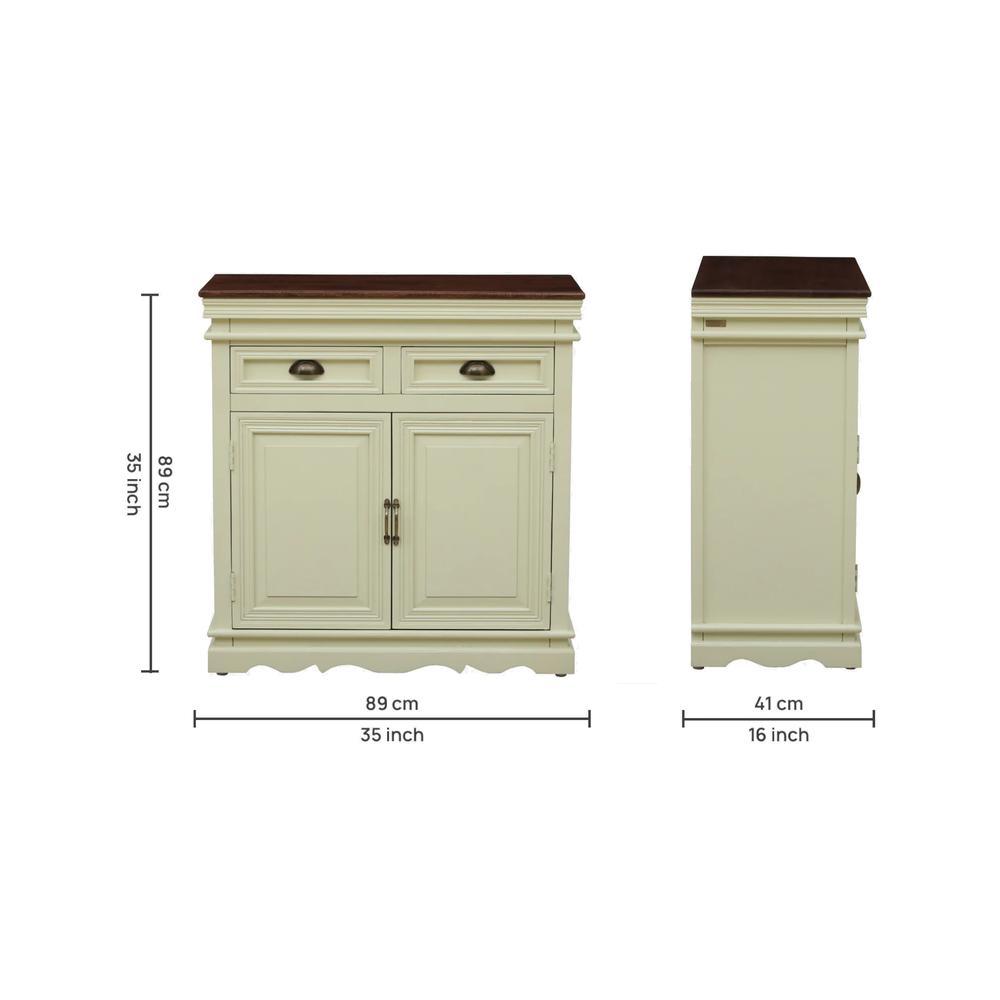 Solid Wood Sideboard In Tulip Finish