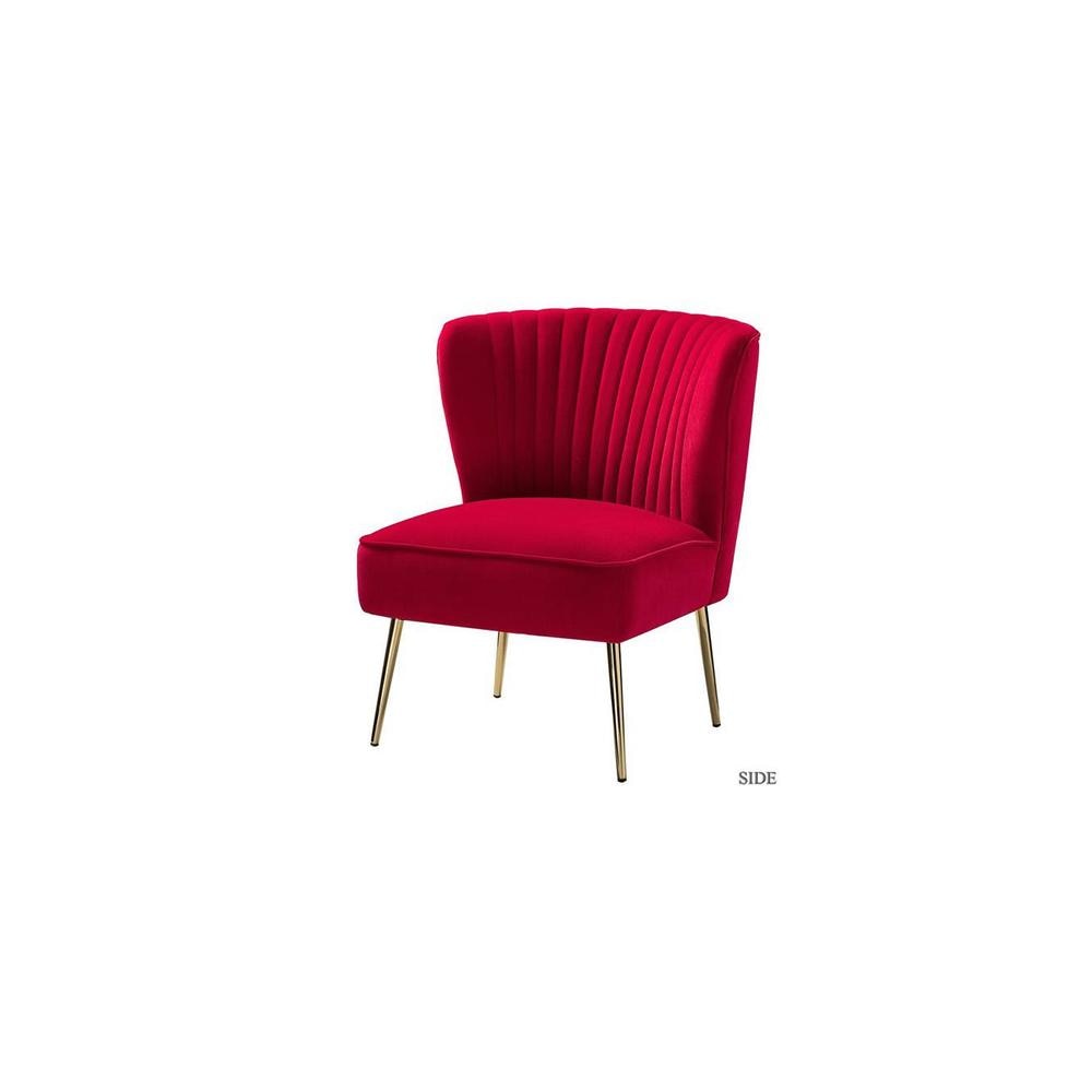Fission Accent Chair in Red Colour