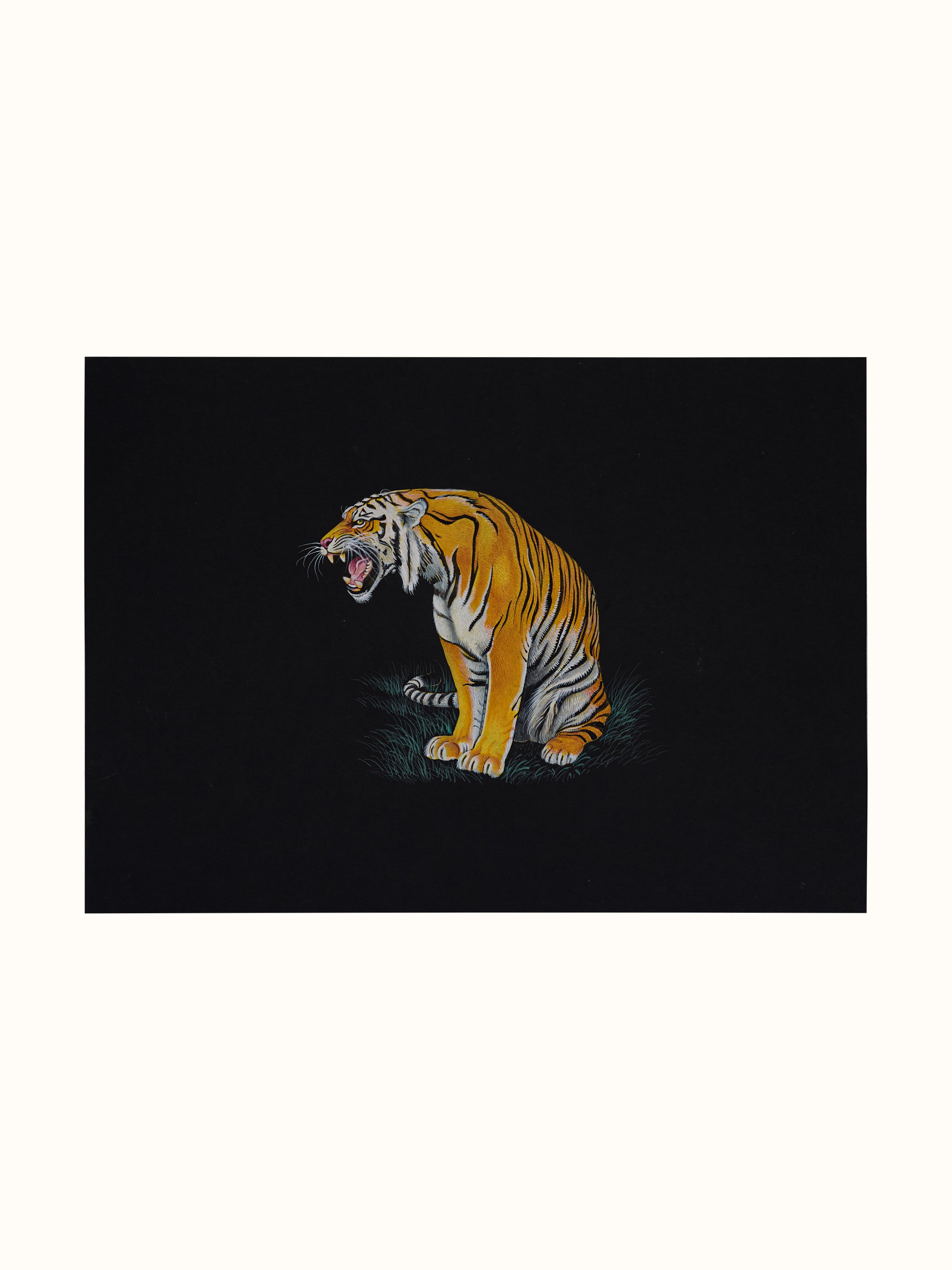Roaring Riger Miniature Painting
