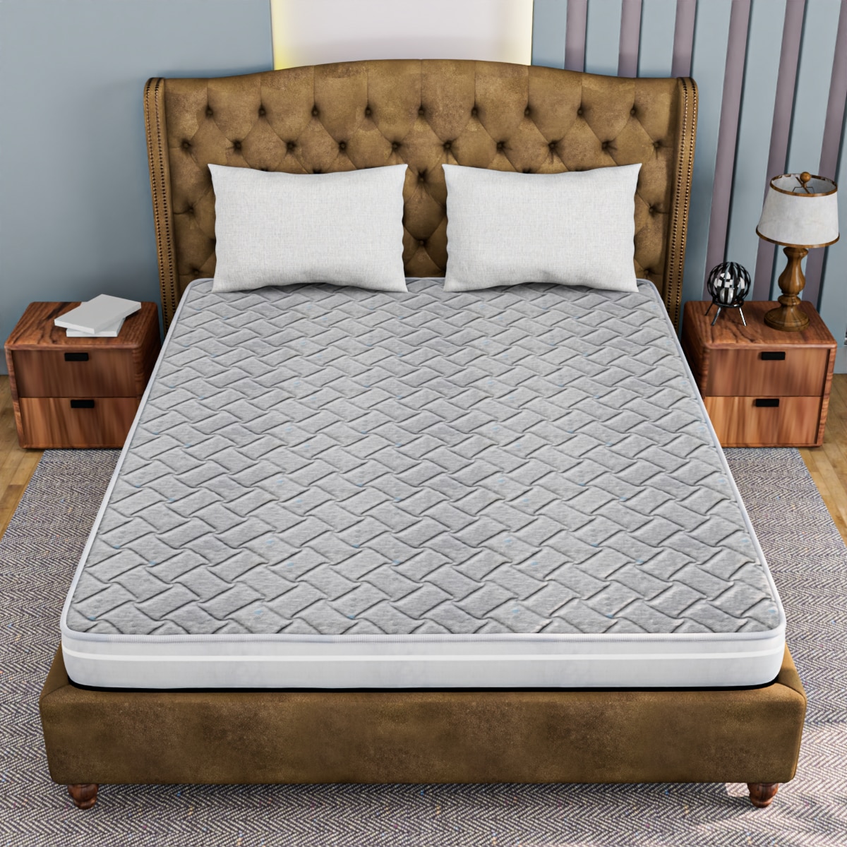 Drilled Air Cool Luxury Bond Latex King Mattress 75 X 72 8 Inches