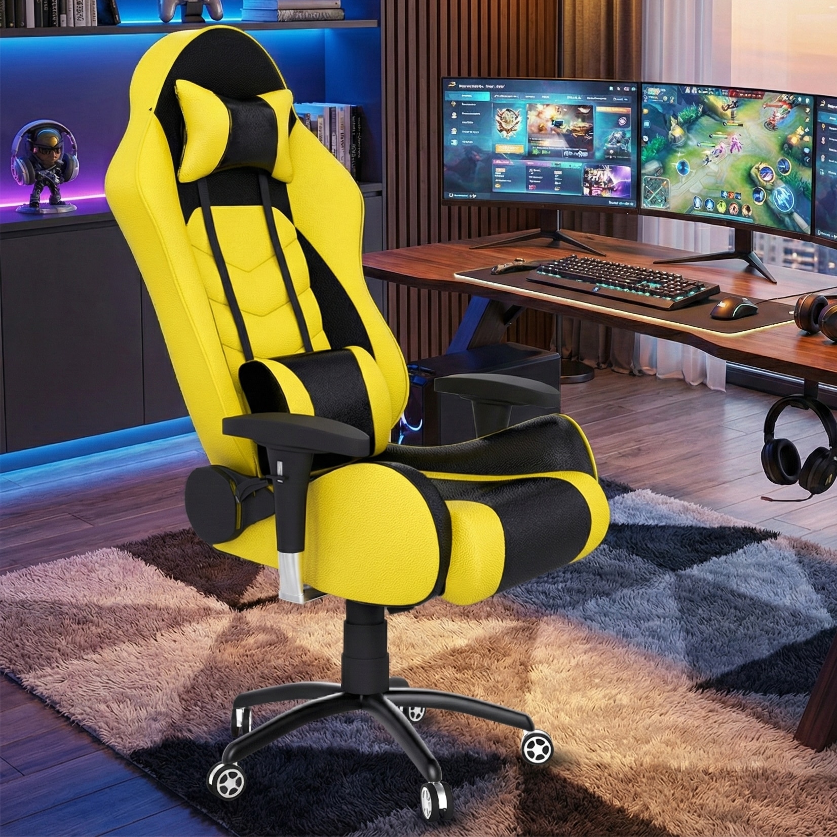 ASE Gaming Gold Series Gaming Chair (Yellow) - Ase Gaming