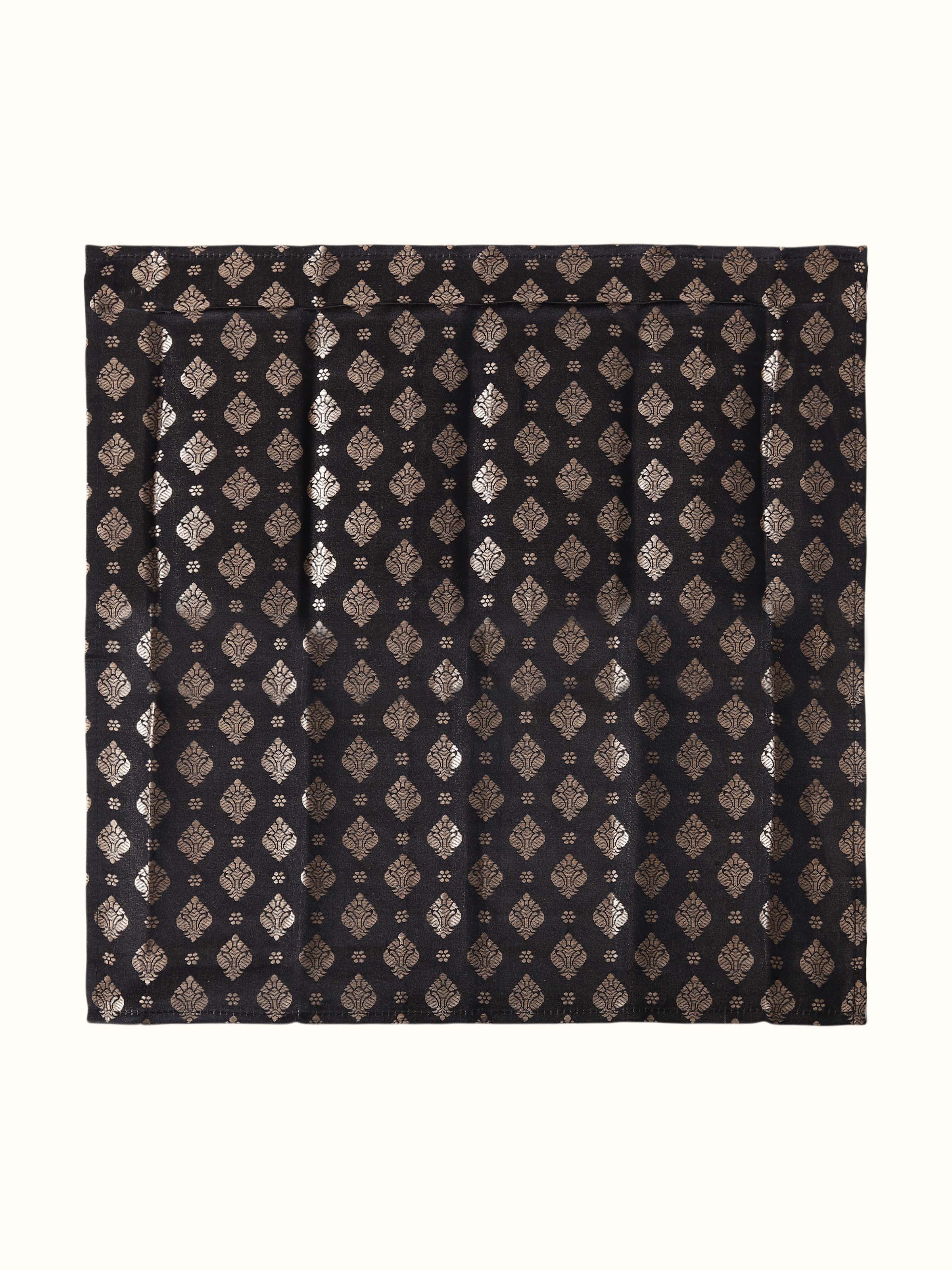 Assorted Silk Banarasi Brocade Pocket Squares Gift Set (3Pcs)