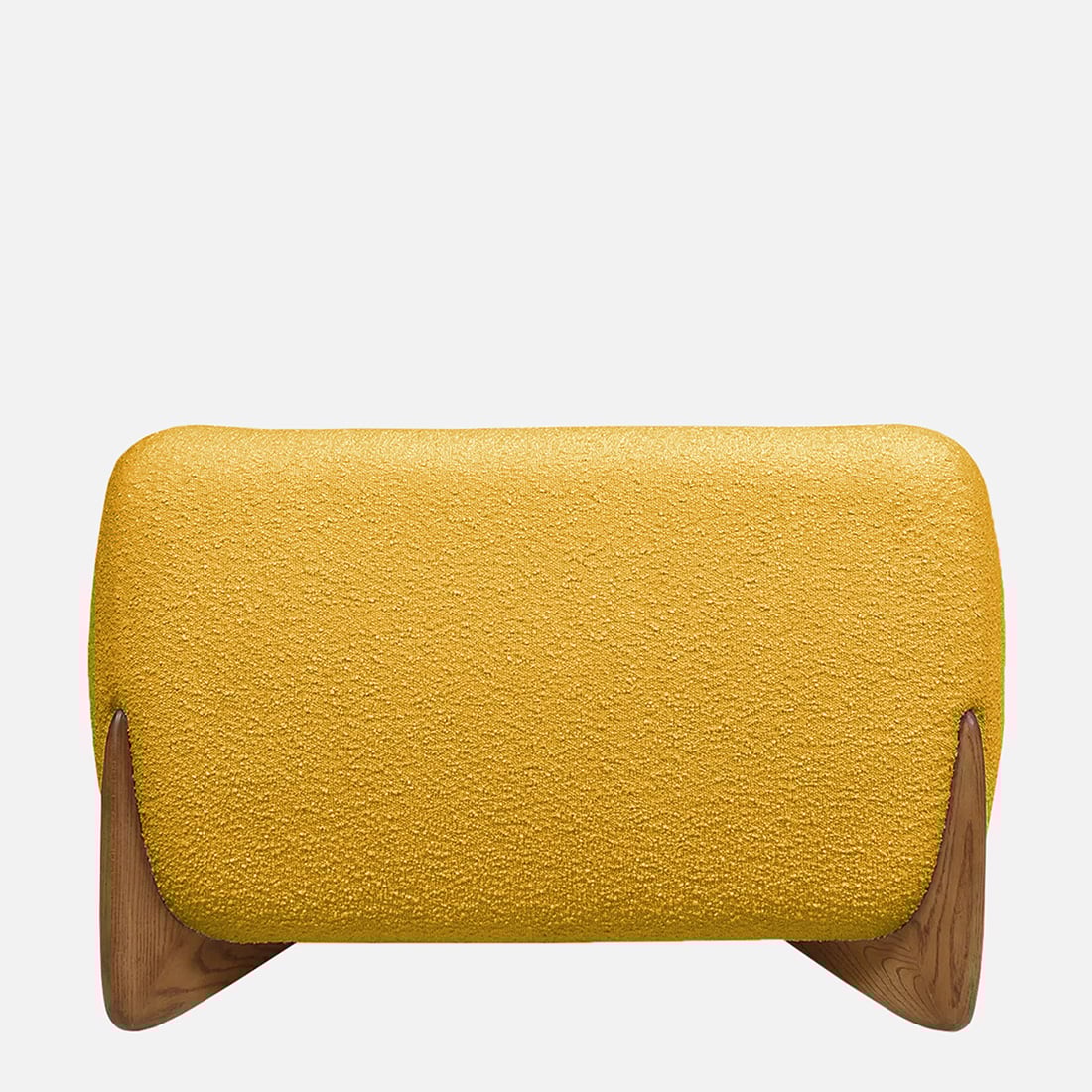 Amala Velvet 1 Seater Sofa Yellow in Colour