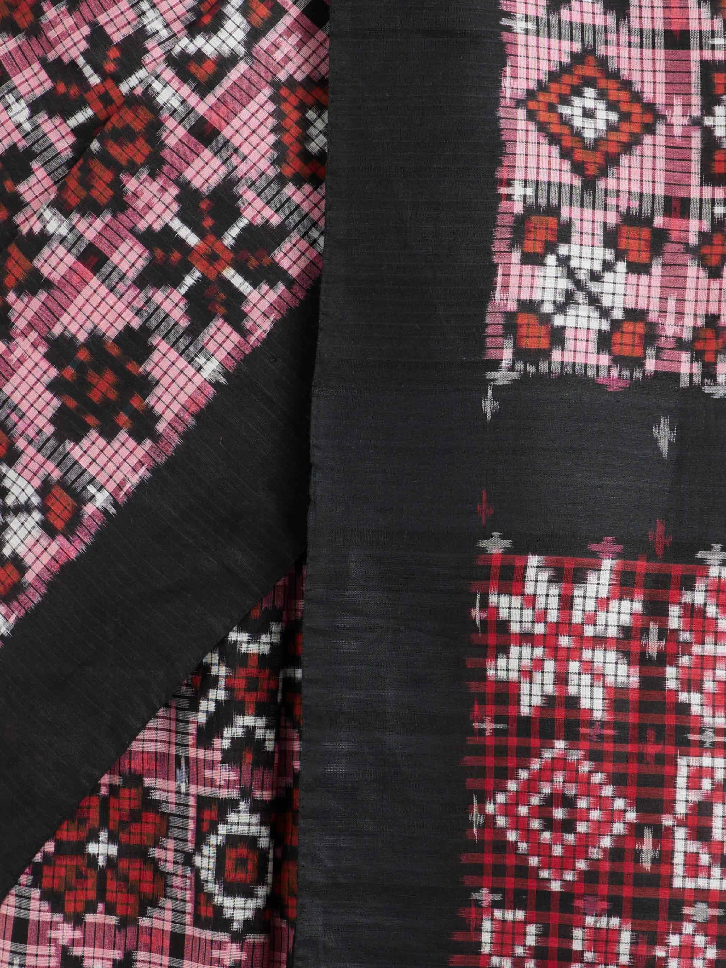 Multicolor Silk Pochampally Single Ikat Saree
