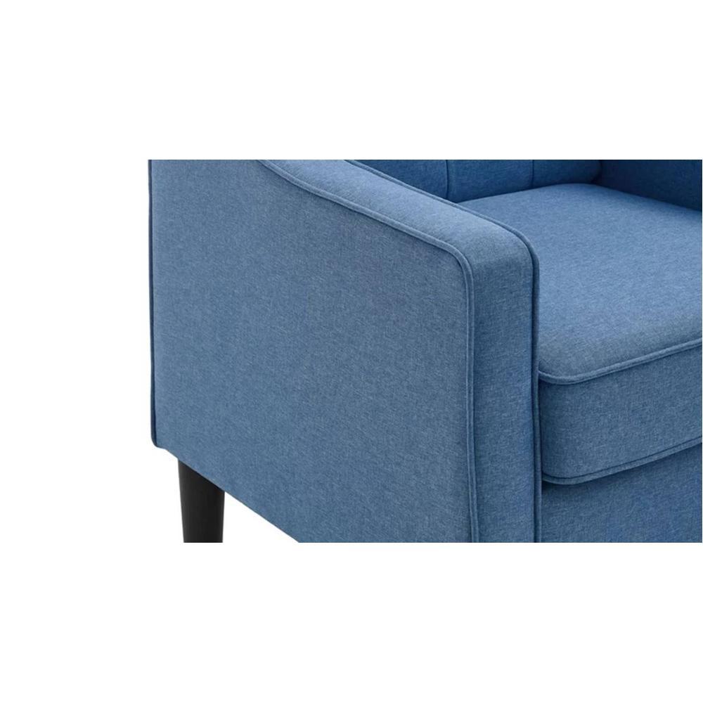 Pearson Accent Chair With Ottoman Blue