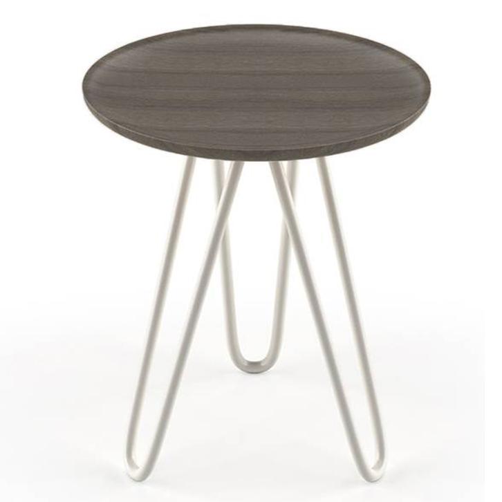 Ostra Solid Wood Side Table in Natural Finish