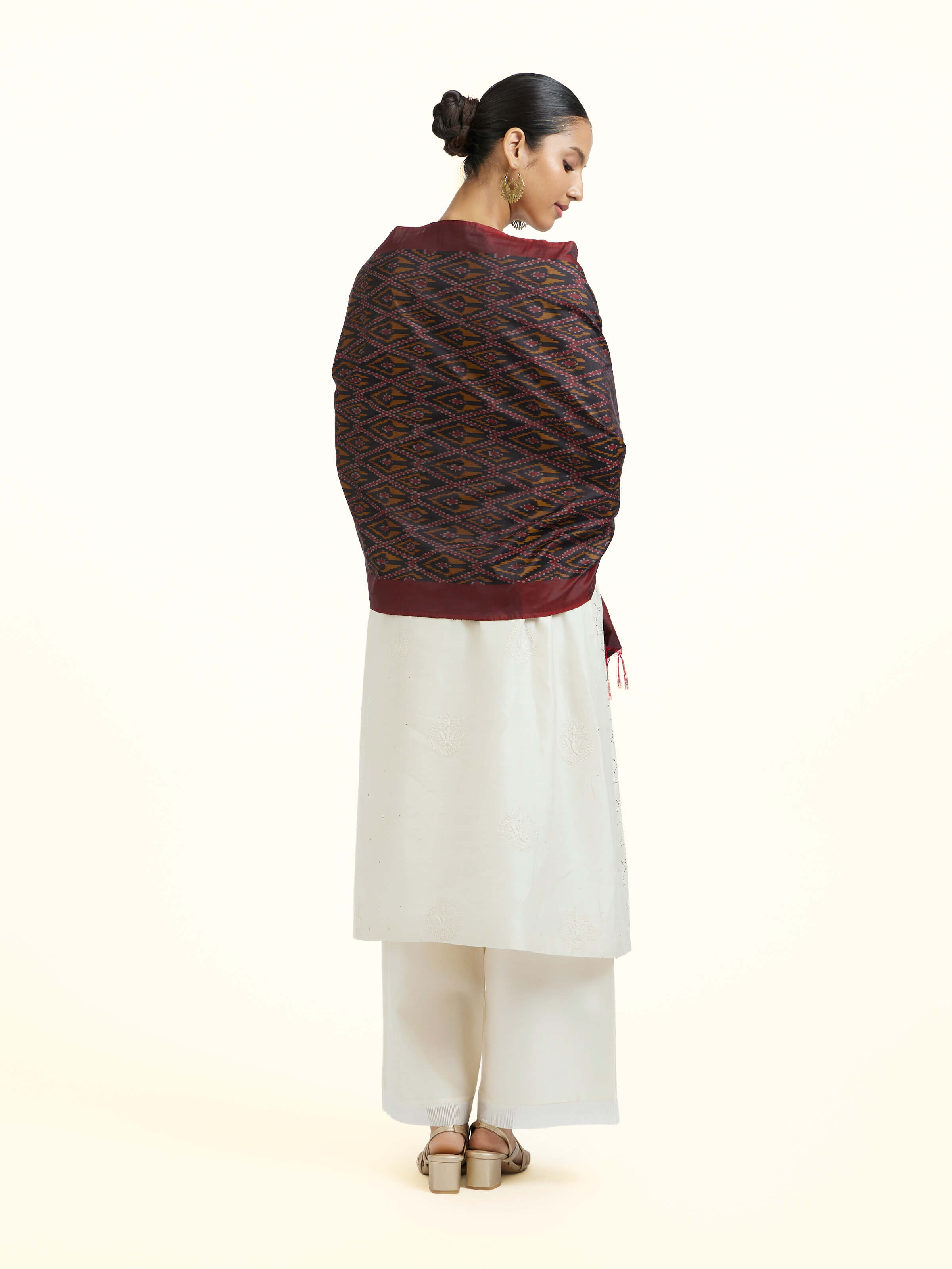 Assorted Silk Pochampally Warp Ikat Stole