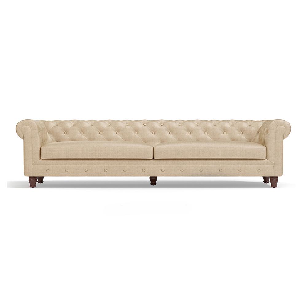 Winchester Essential 4 Seater Fabric Sofa in Pearl Colour