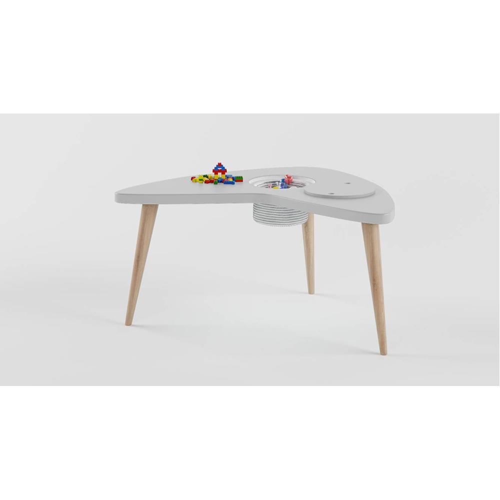 Boomerang Table Storage - White