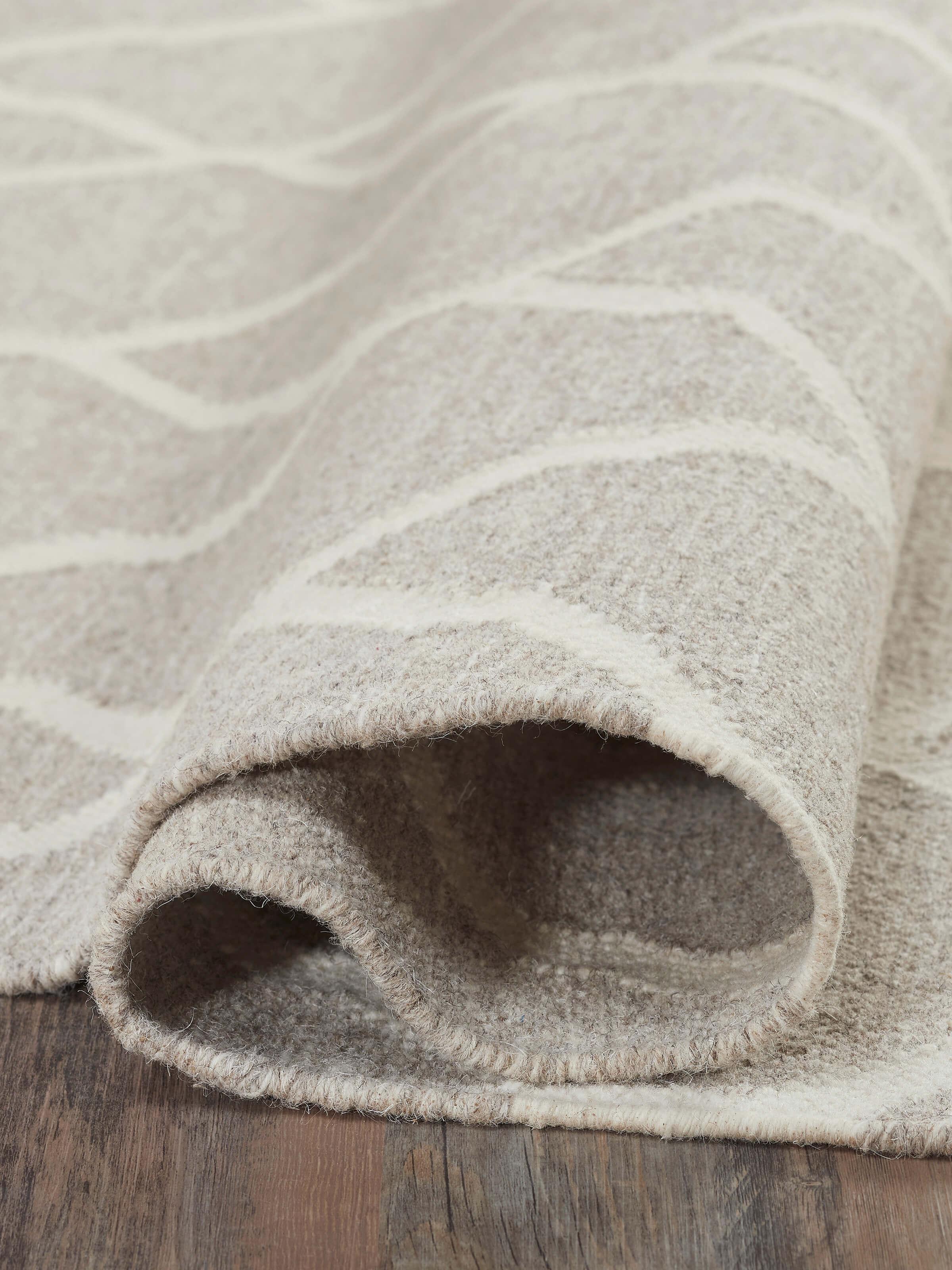Detailed shot highlighting the pattern clarity and weave quality