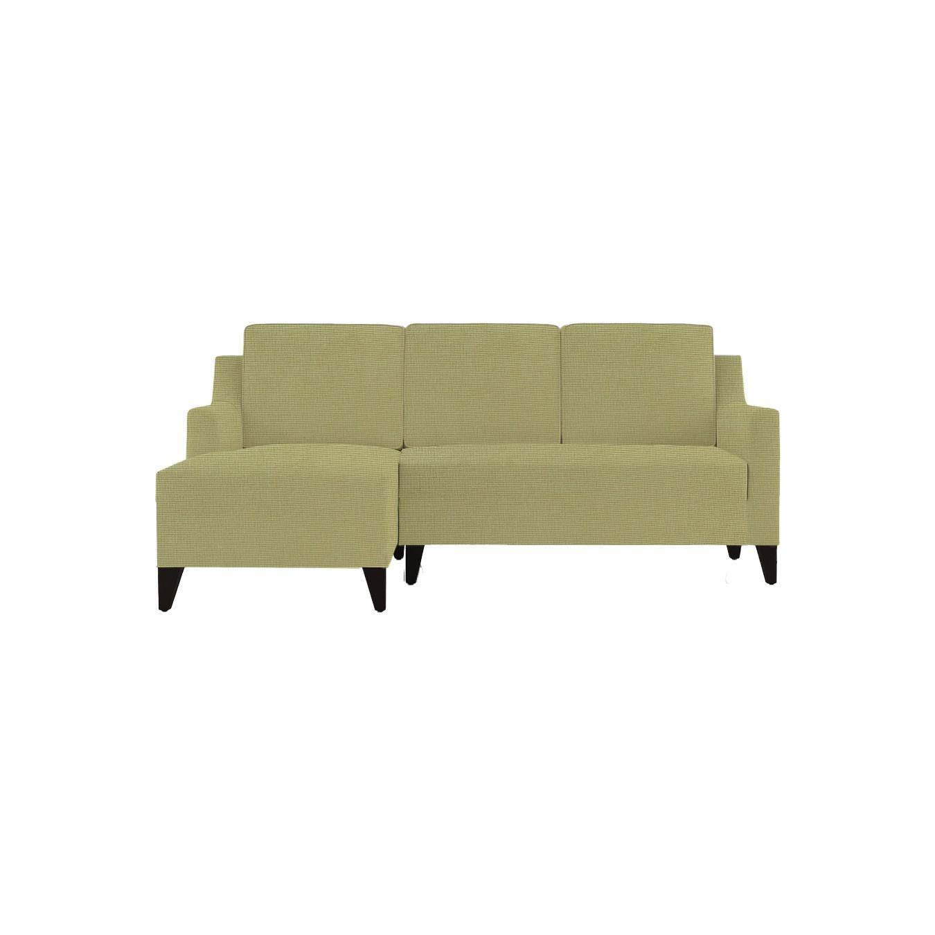 Right Aligned 2 Seater Right Aligned Chaise Lime Green Sofa Cover