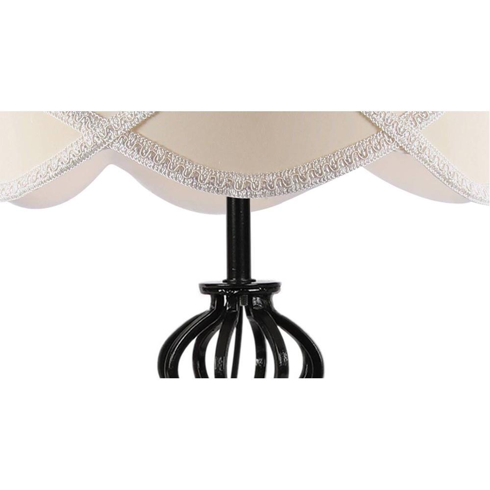 Melissa Vintage off-white Shade Table lamp with Iron Base