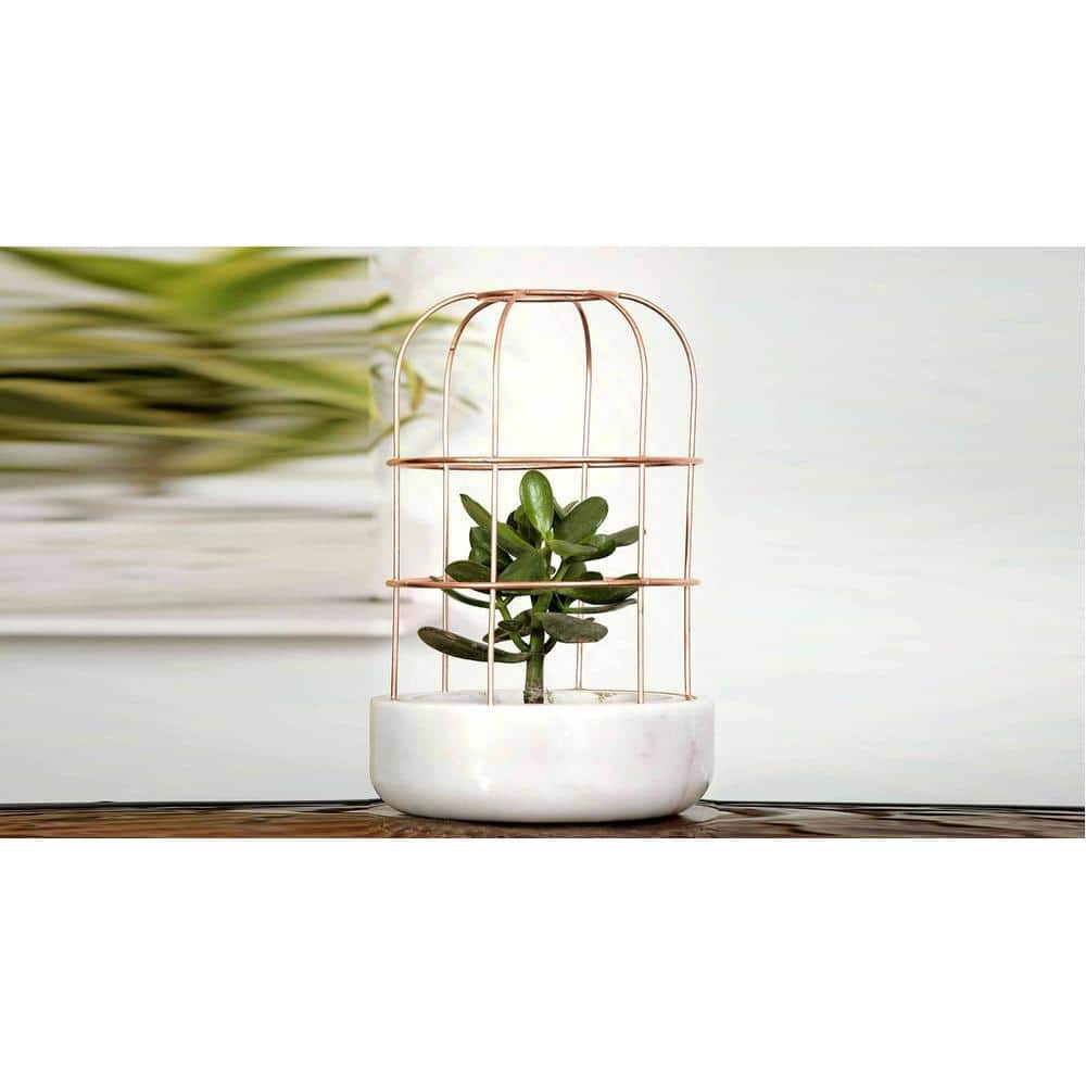 Tyler White Marble Planter