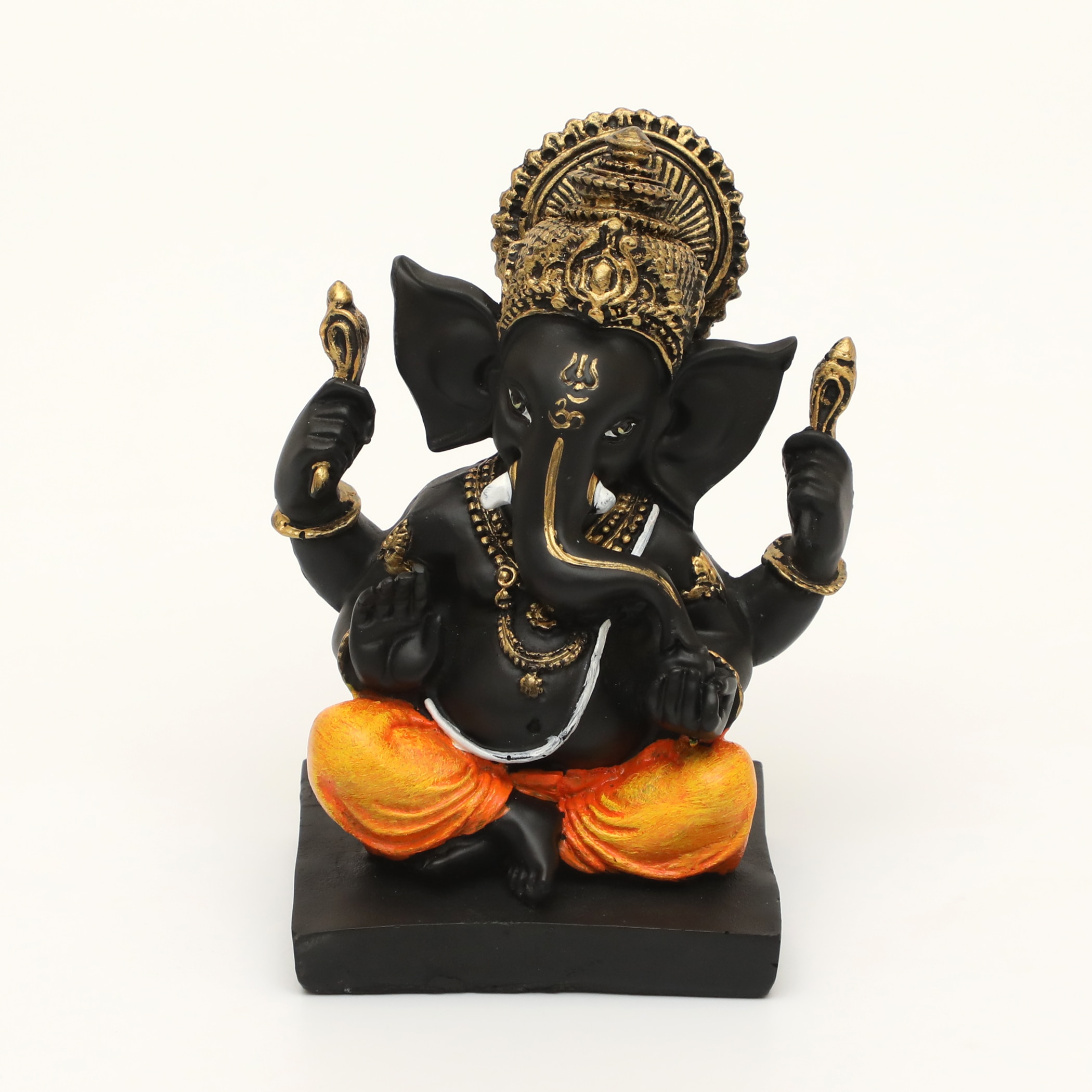 Bhupati Polyresin Figurine in Black Colour - Vedas