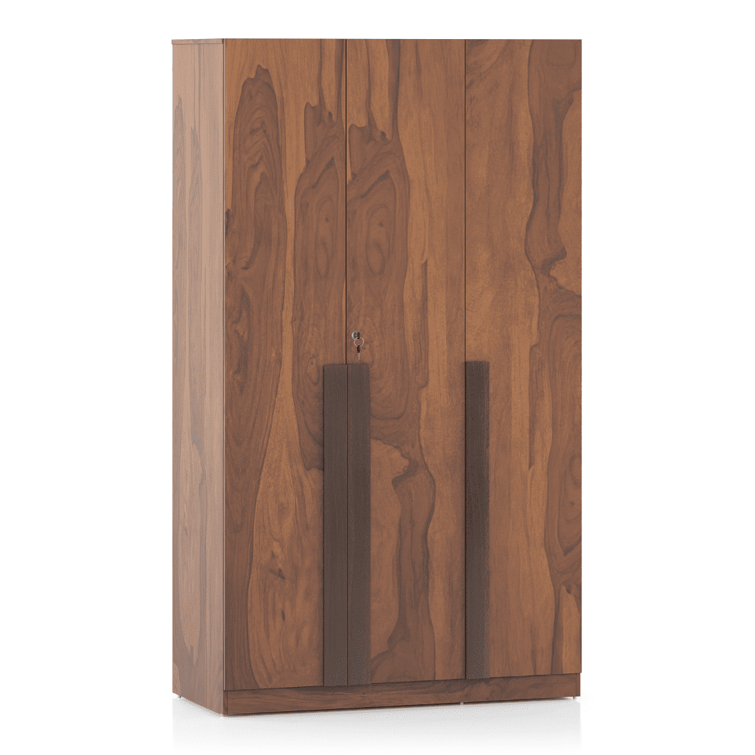 Rodrigues 3 Door Wardrobe in Sheesham Paper Finish