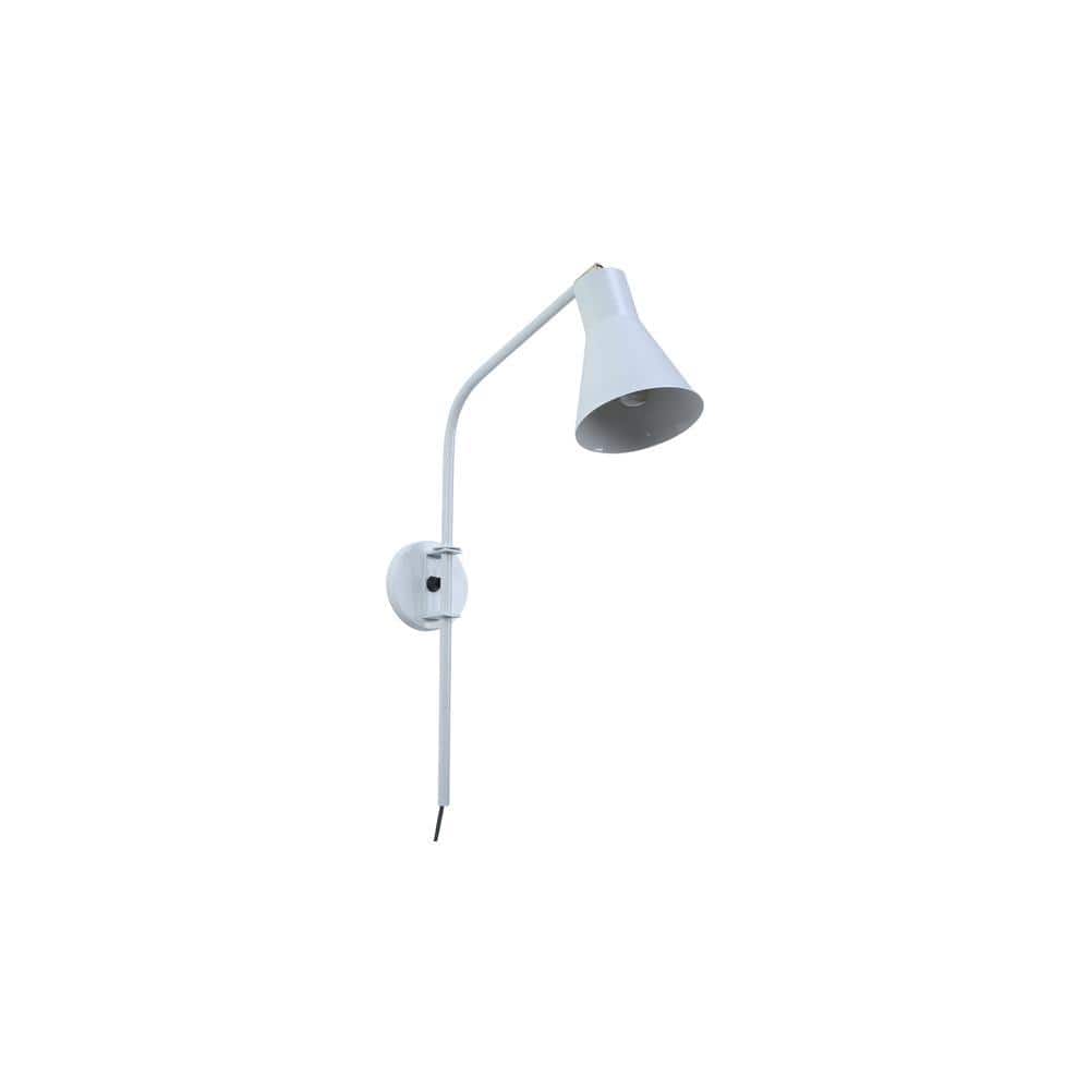 Swing White Metal Wall Light