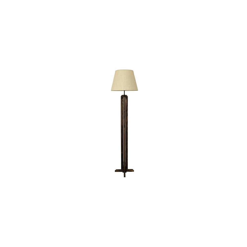 Inca Beige Jute Floor Lamp with Beige Jute Base