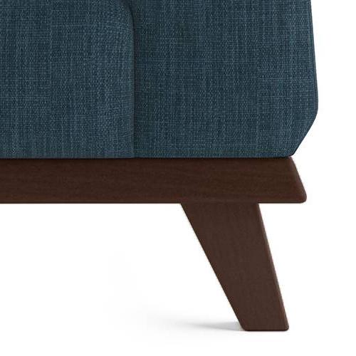 Granada Premium 2 Seater Fabric Sofa in Indigo Blue Colour