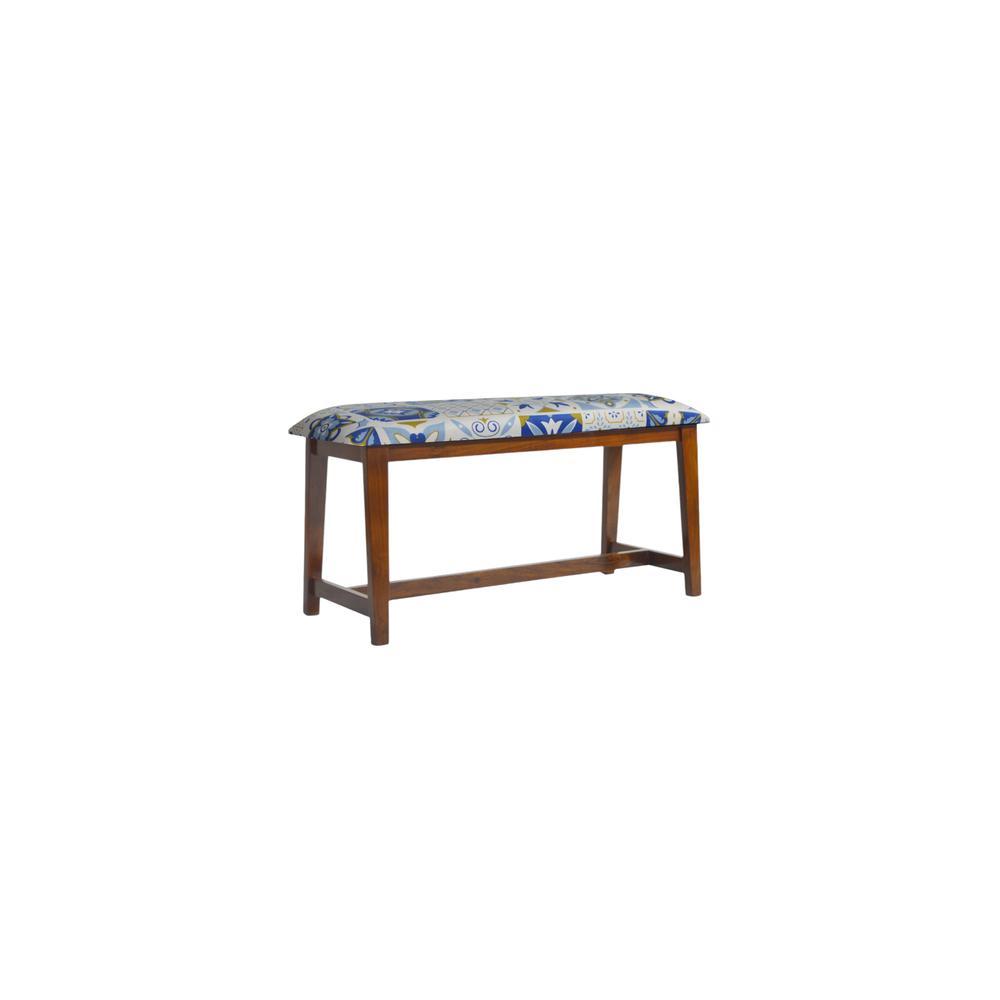 Krissvon Solid Wood Bench In Provincial Teak Finish