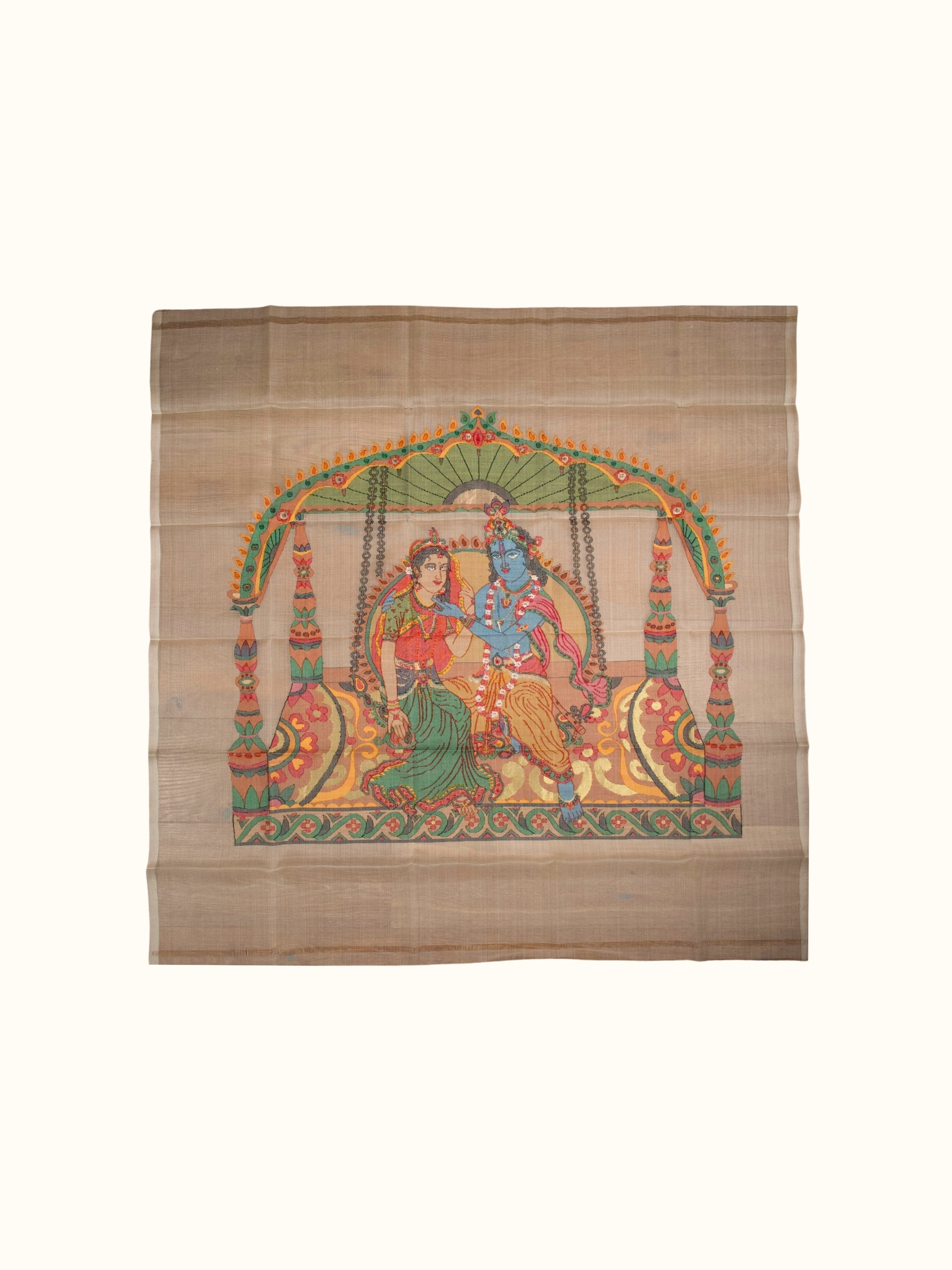 Rasleela Jamdani Wall Hanging