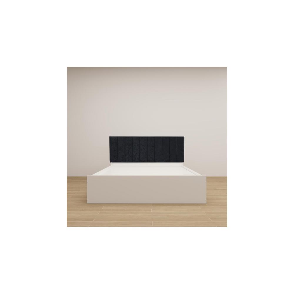 Samskara Engineered Wood Queen Size Bed In White Finish