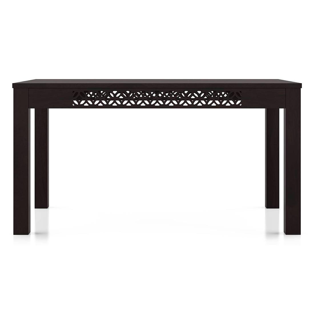 Alaca 6 Seater Dining Table In Mango Mahogany Finish