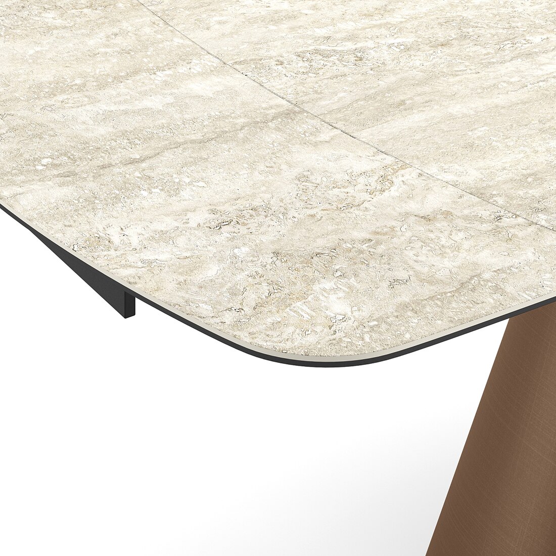 Aeris Ceramic 6 to 8 Seater Extendable Dining Table With Casey Dining Chair