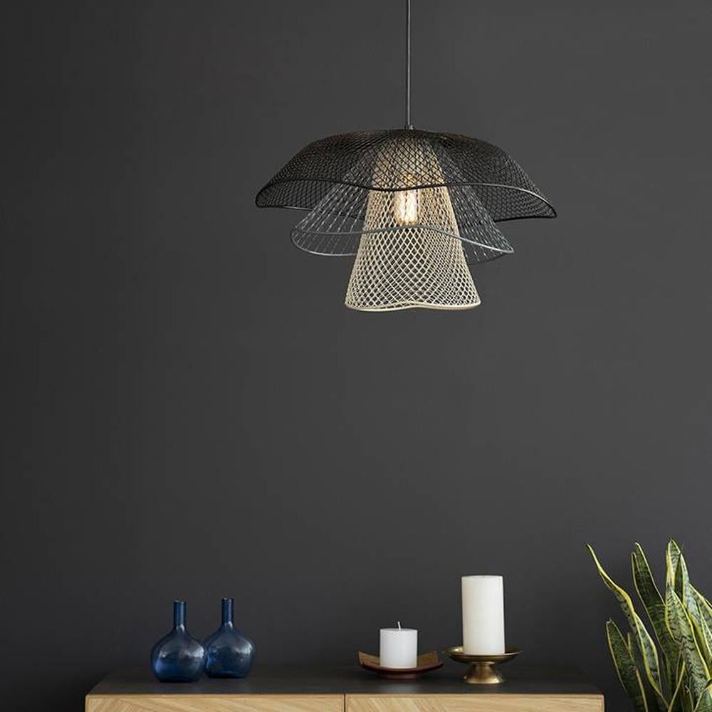 Clementine Black Iron Hanging Light