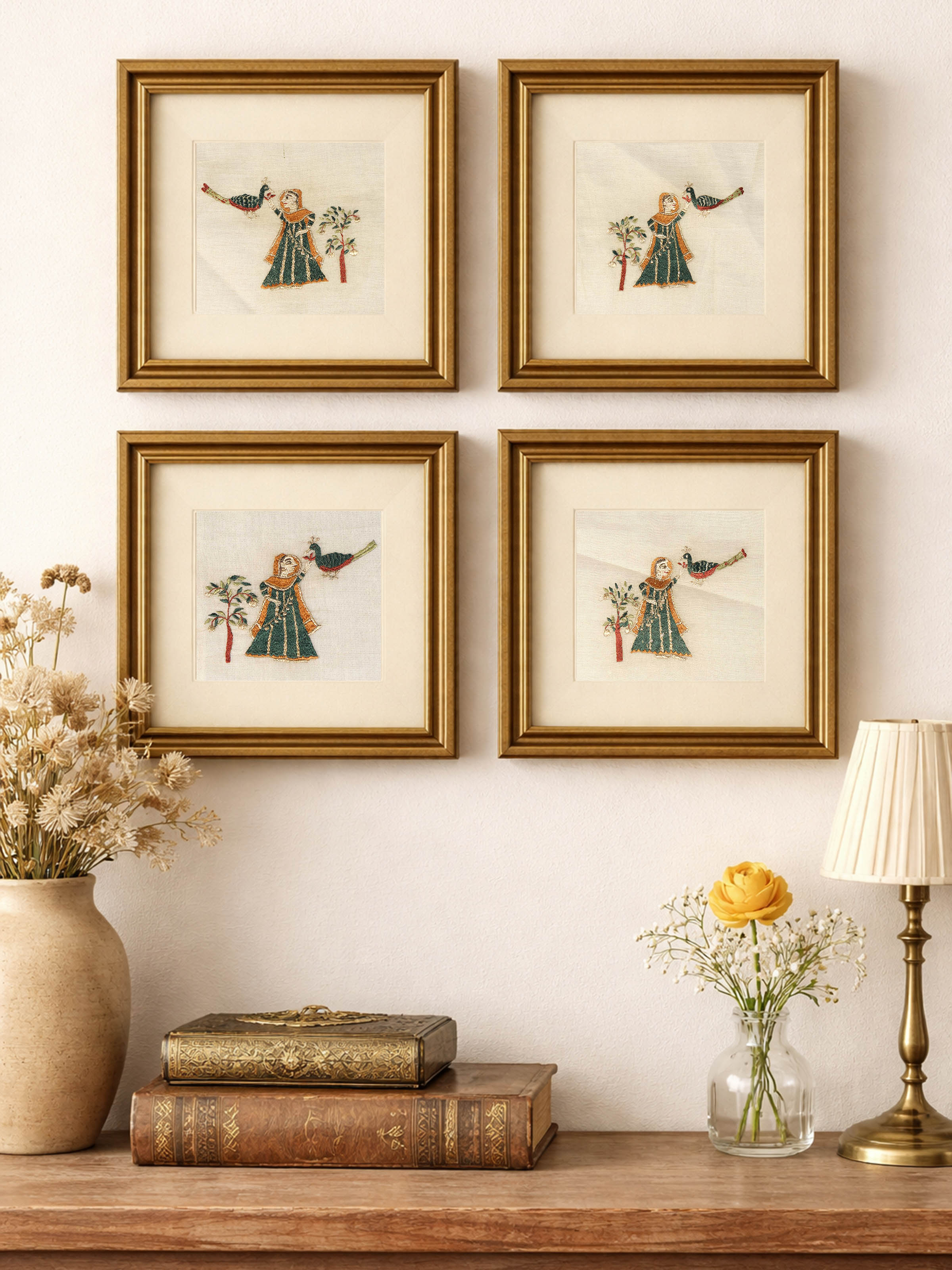 Nayika Chamba Rumal Wall Hanging