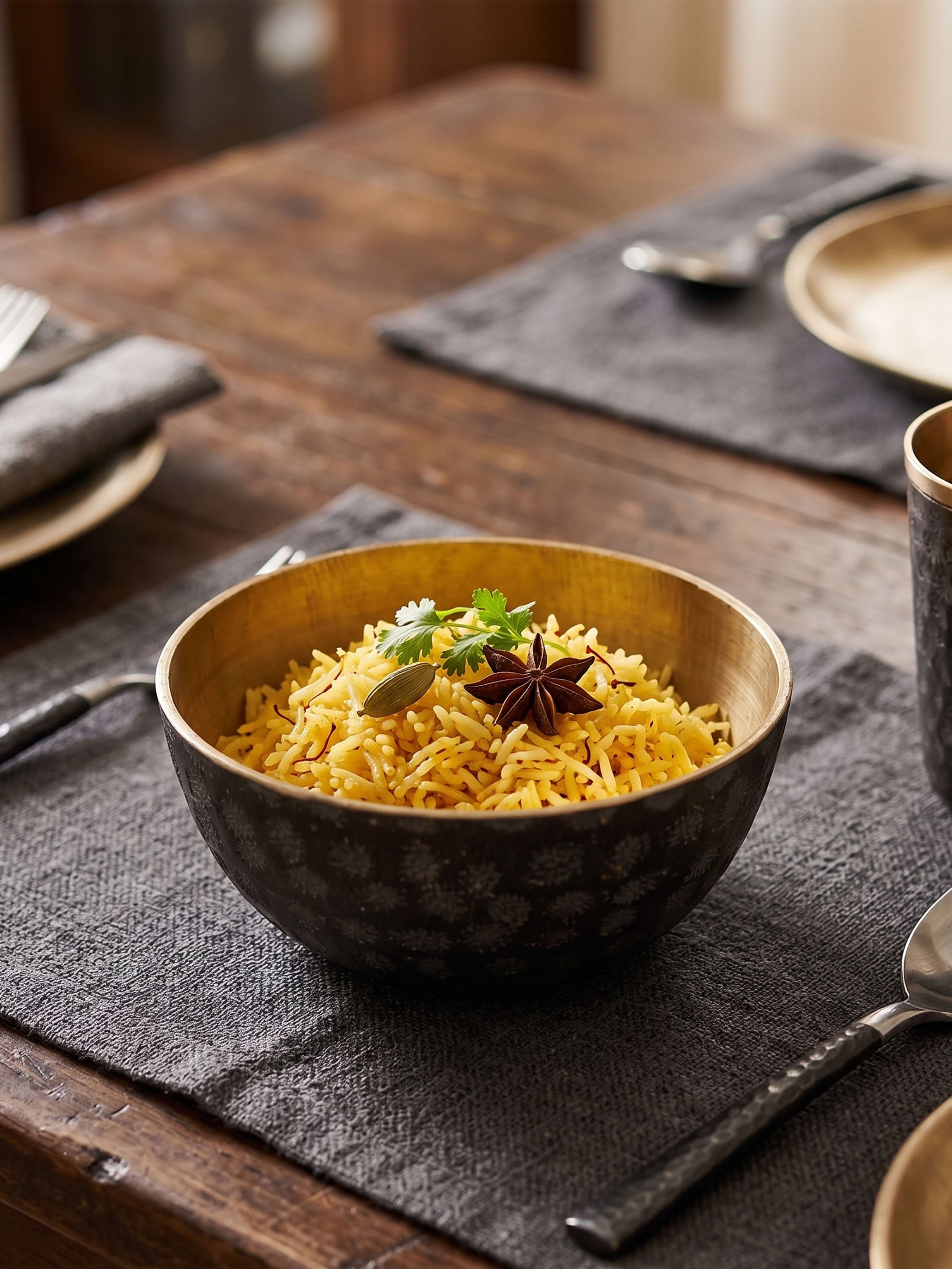 Bell Metal Dinner Bowl (2 Pcs)