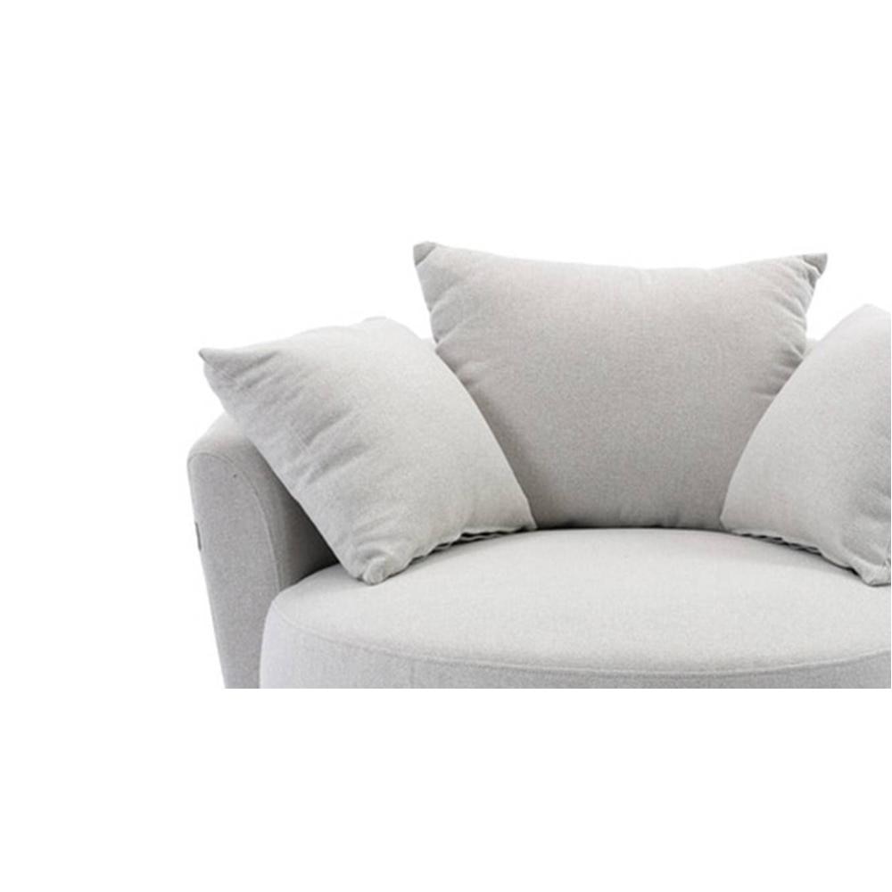 Cloro Velvet Accent Chair in Grey Colour