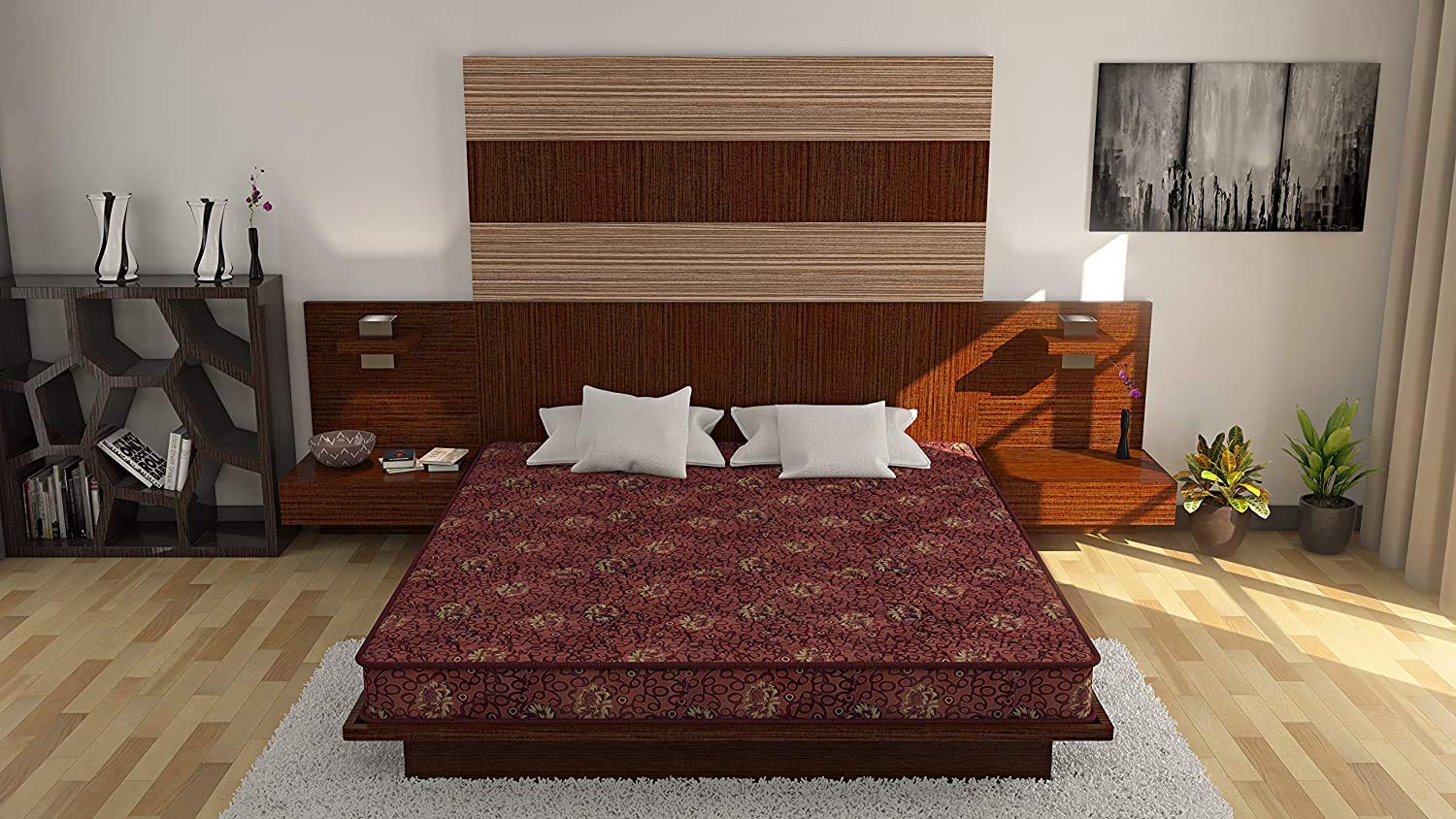 Joy - Coir Foam Mattress (78 x 72 in, 4 Inches)