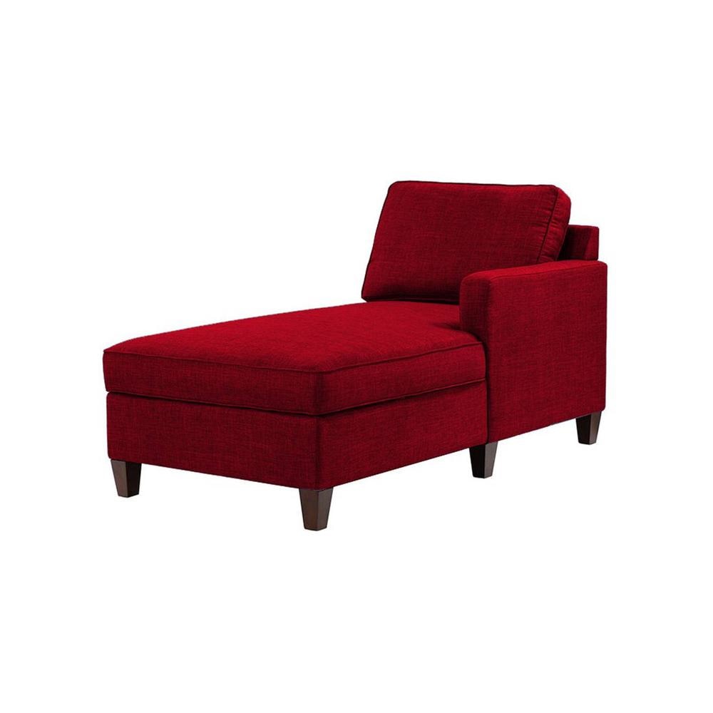 Bali Fabric Chaise Launger in Maroon Colour