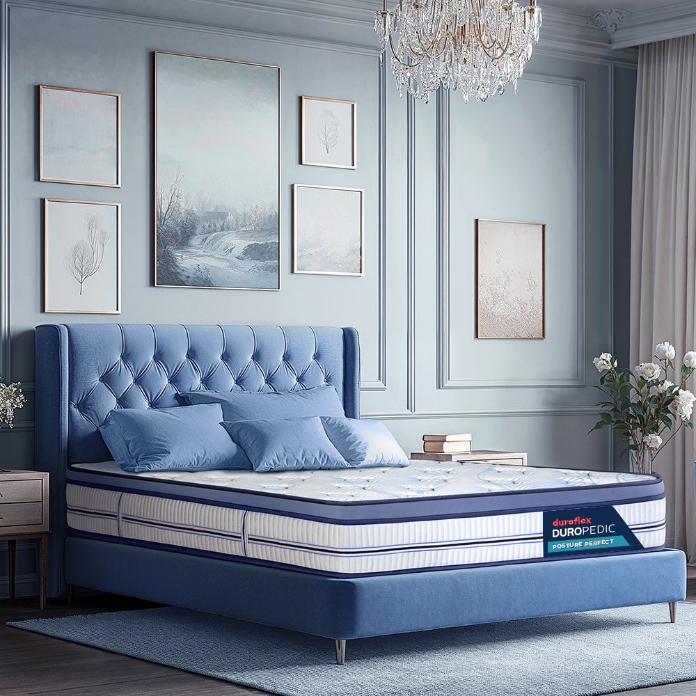 Posture Perfect - Doctor Recommended 5 Zone Dual Density Orthopedic Support layer 3 Zone Pocket Spring Mattress with Euro Top (84 x 60 in, 8 Inches)