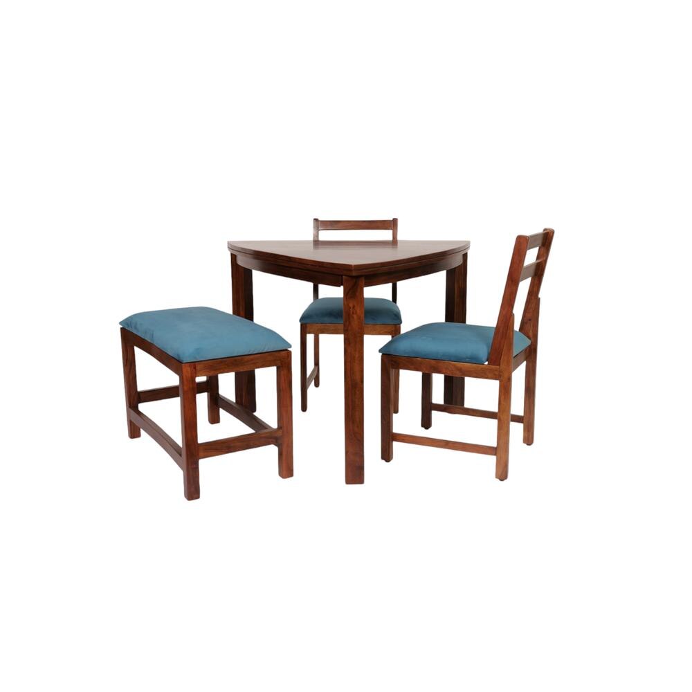vanish solid wood  4 seater Dining table in  Provincial Teak