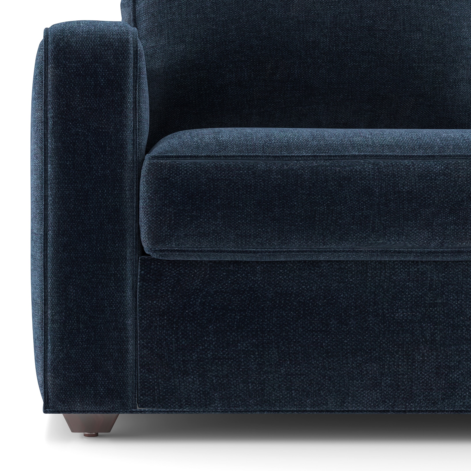 Apollo Sofa (Colour : Cobalt, Cushion : Soft, Back Type : High Back, Seating Capacity : Right Aligned 2 Seater + Right Aligned Chaise)