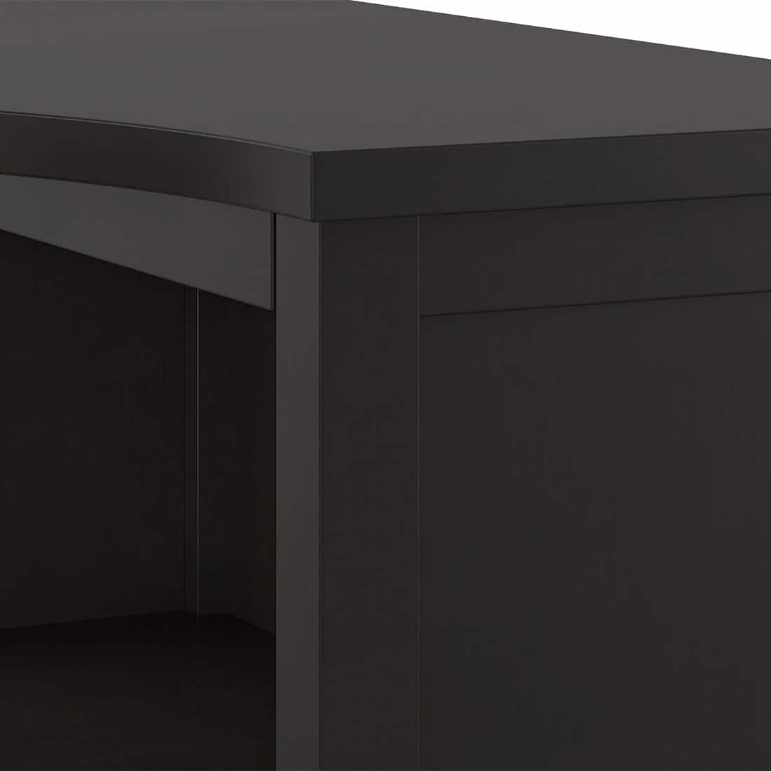 Dickens Corner Desk in American Walnut Finish