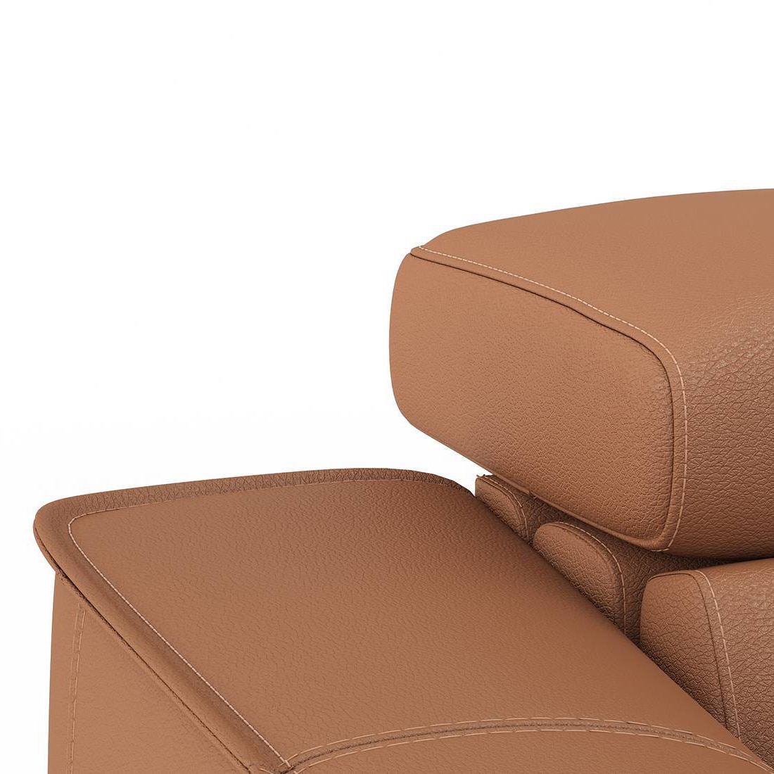 Molto Leather Recliner in Brown Colour