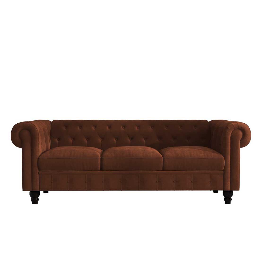 Azure Fabric Sofa (Brown)
