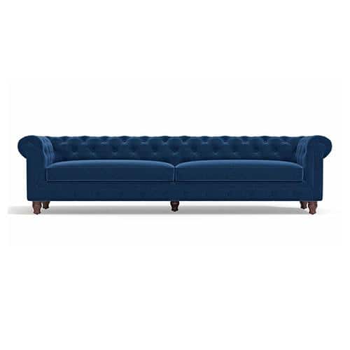 Winchester Premium 4 Seater Fabric Sofa in Cobalt Colour