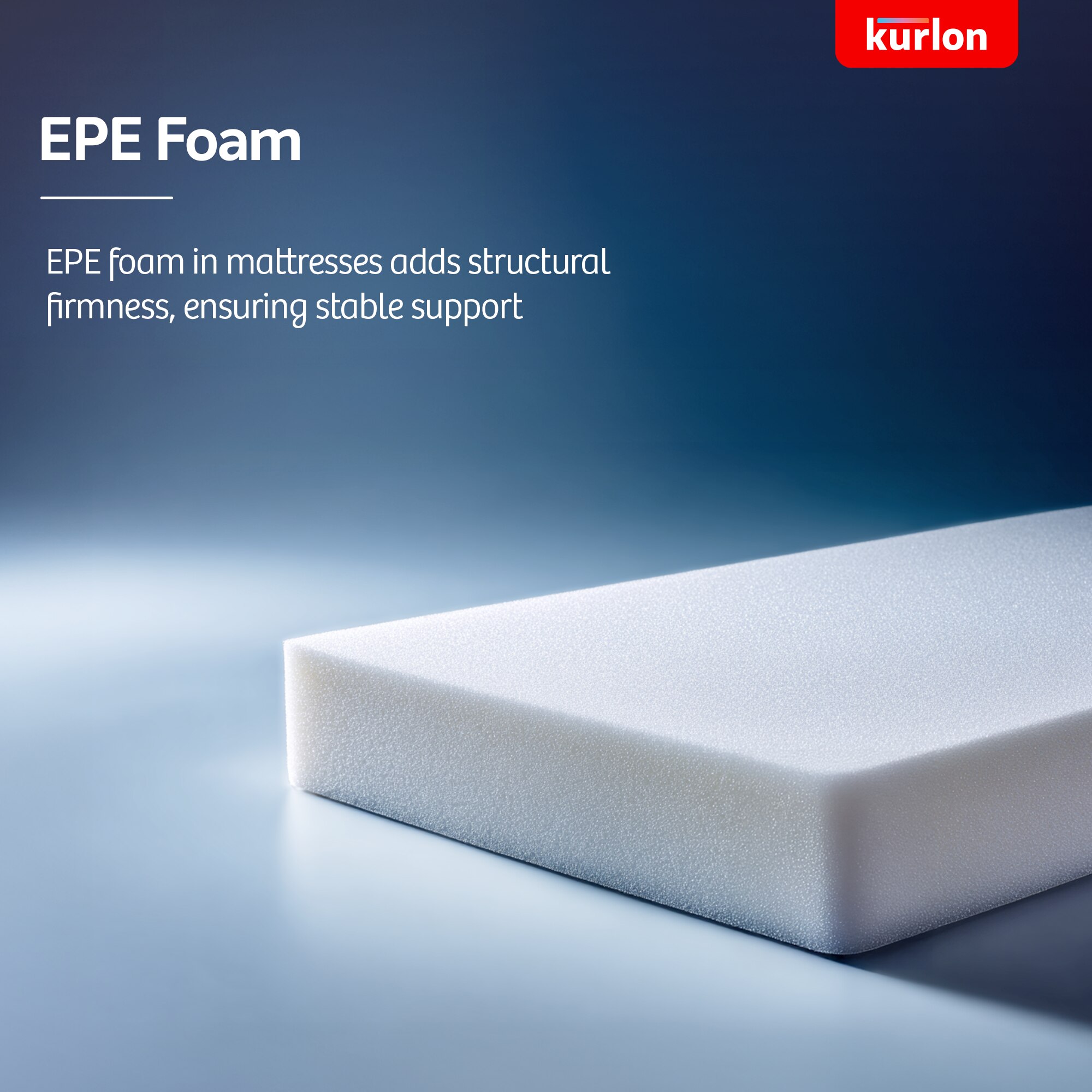 KURLON Teensy Ortho 5 inch Double EPE Foam Mattress (L x W: 72 inch x 48 inch)