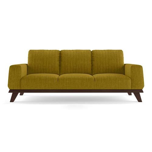 Granada Premium 3 Seater Fabric Sofa in Olive Green Colour