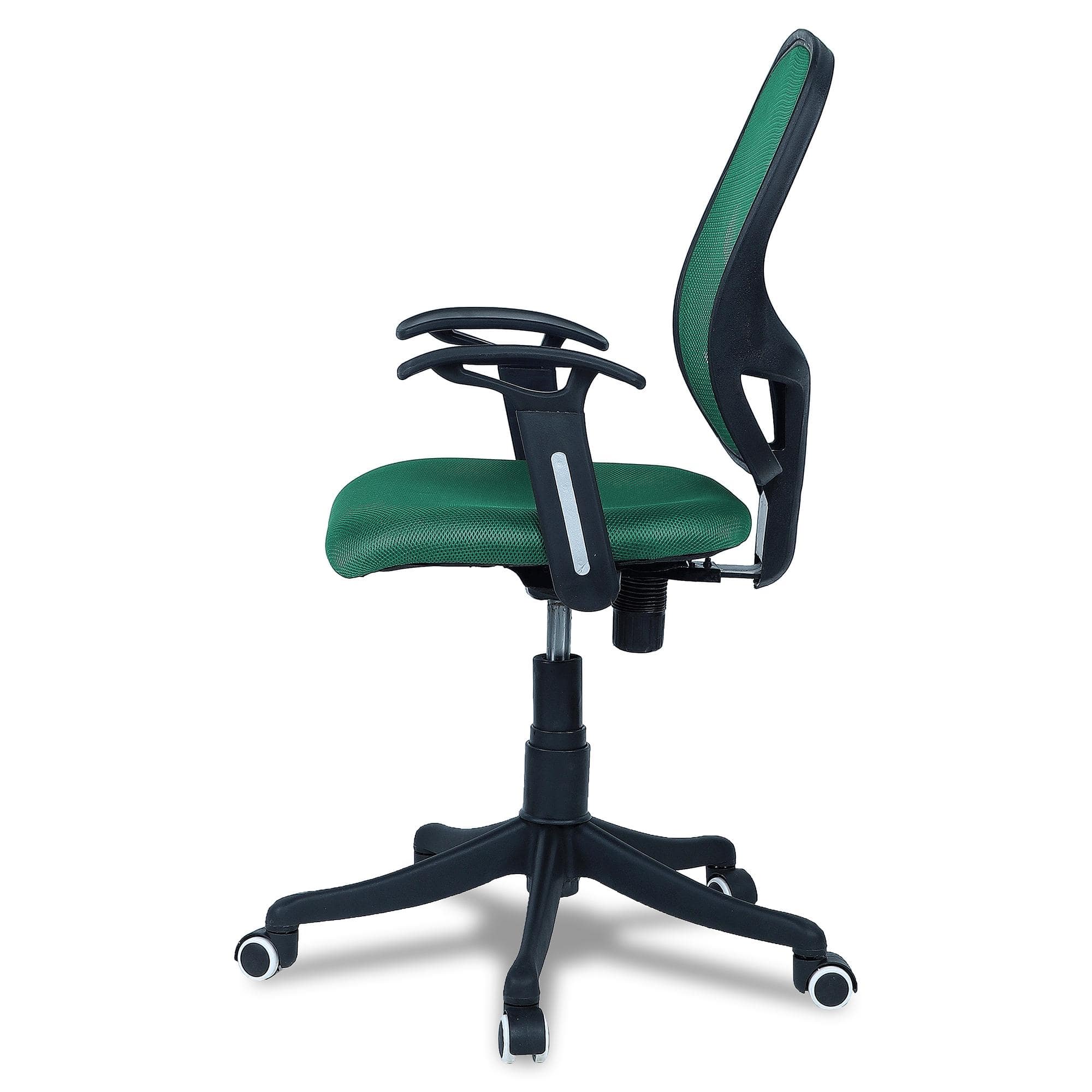 Goolda Low Back Ergonomic Chair in Dark Green Colour