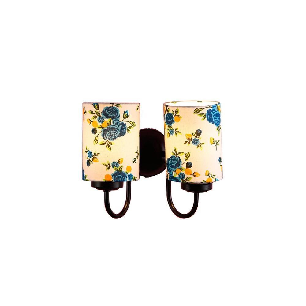 Mayleen Multicolour Fabric Wall Light