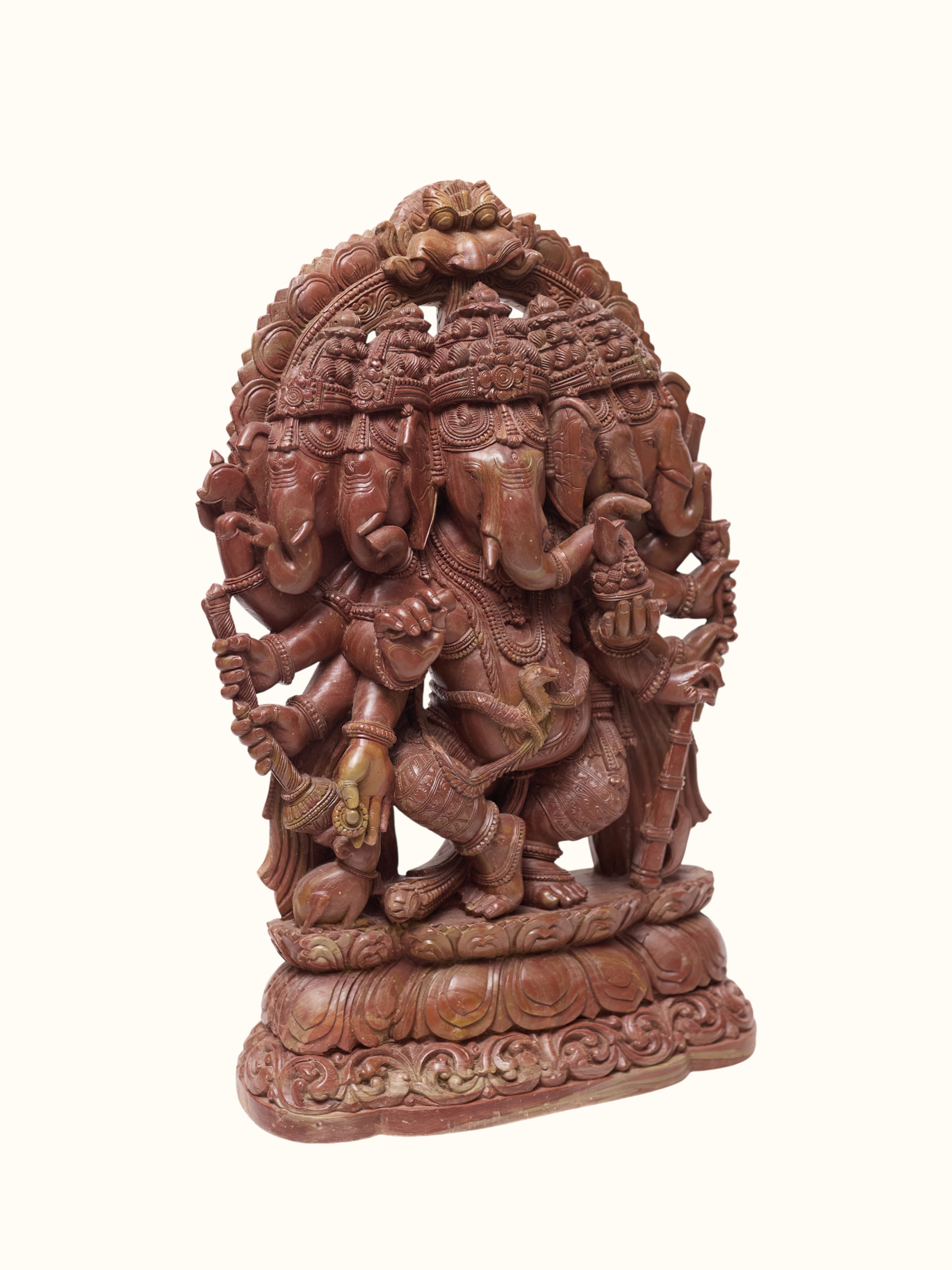 Stone Carved Ganesha Idol